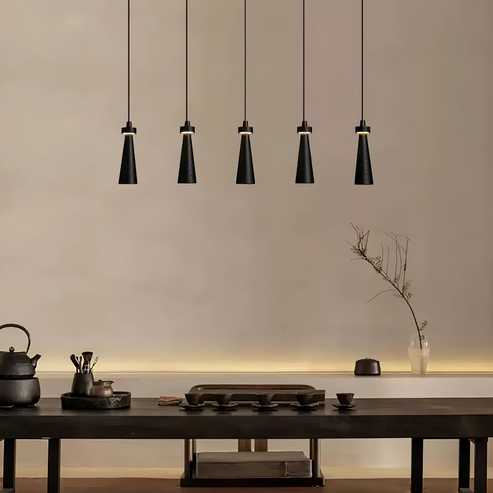 Tesno Minimalist Wood Pendant Light-Neutral Decor