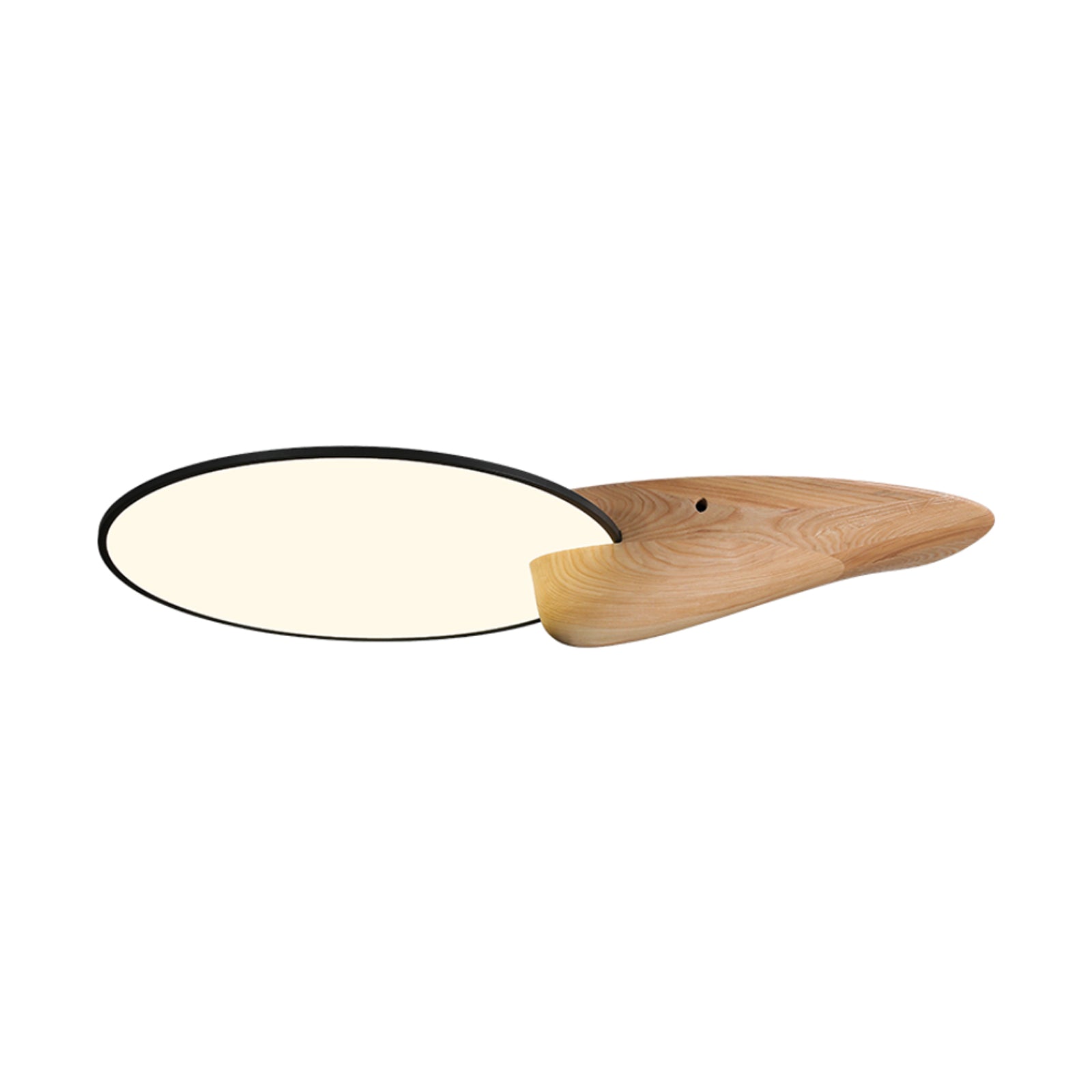 Zovenel Premium Elegance Peak Wood Ceiling Lamp-Neutral Decor