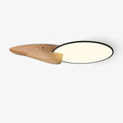 Zovenel Premium Elegance Peak Wood Ceiling Lamp-Neutral Decor