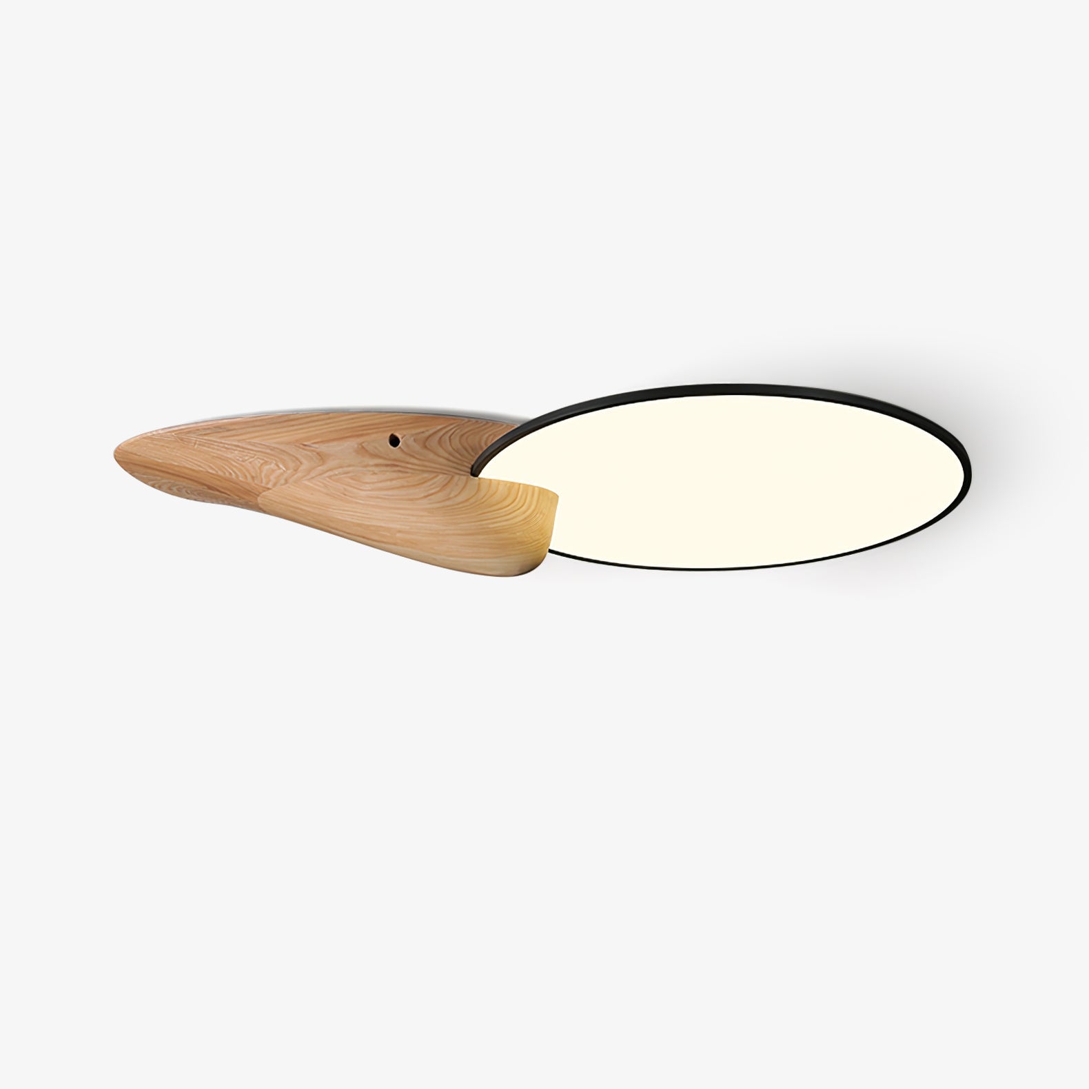 Zovenel Premium Elegance Peak Wood Ceiling Lamp-Neutral Decor