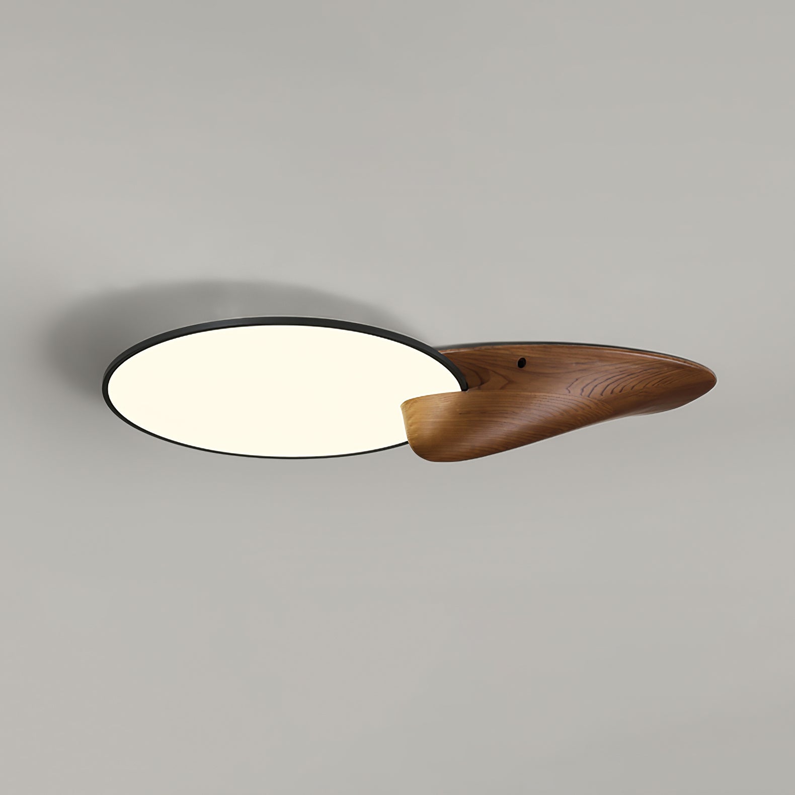 Zovenel Premium Elegance Peak Wood Ceiling Lamp-Neutral Decor