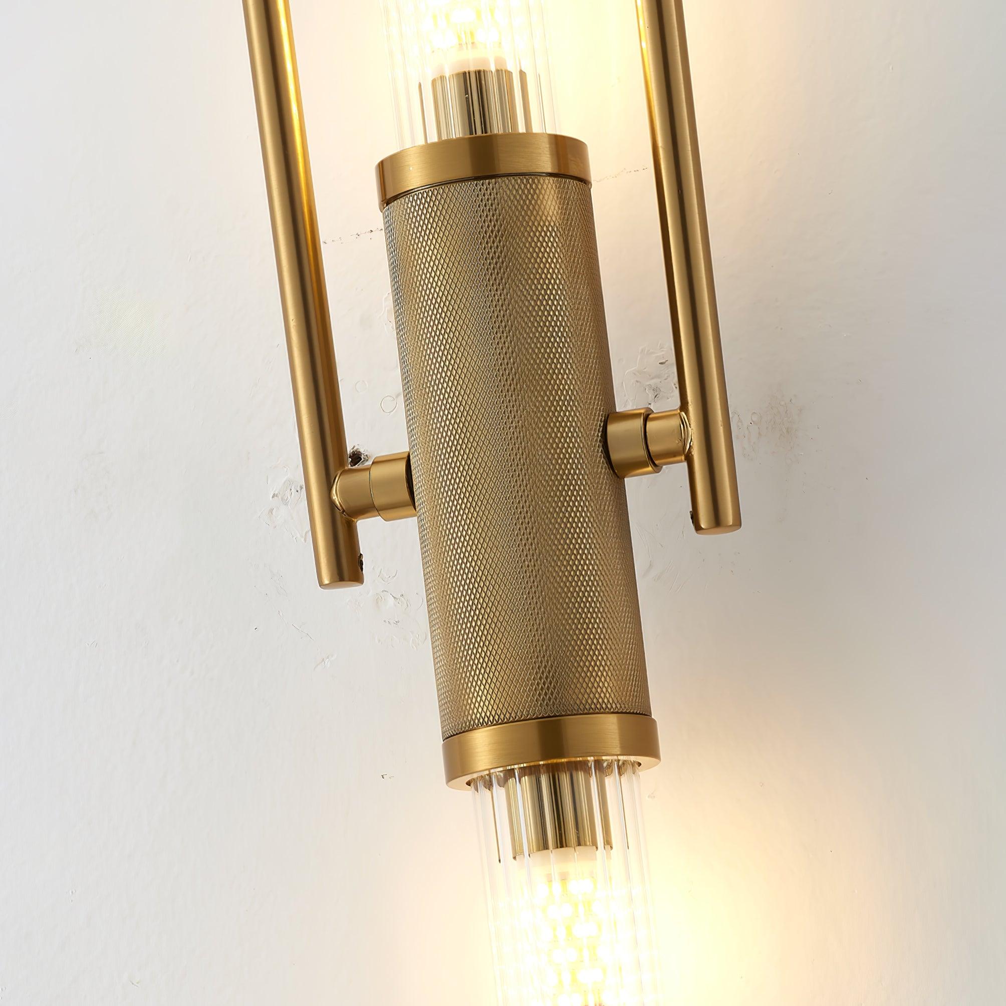 Isvyn Nordic Art Long Arc Glass Wall Lamp-Neutral Decor