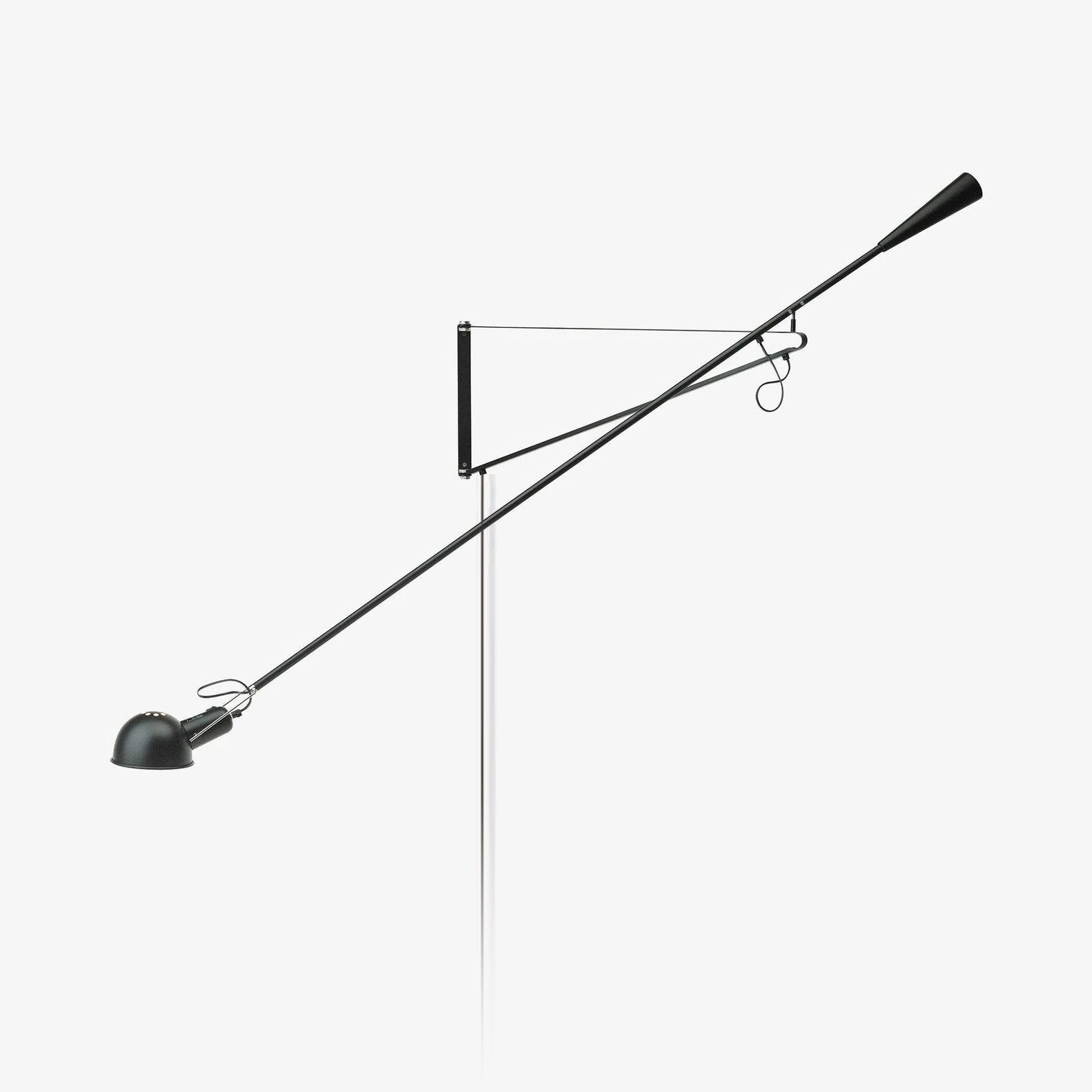 Cid Modern Minimalist Long Arm Wall Lamp-Neutral Decor