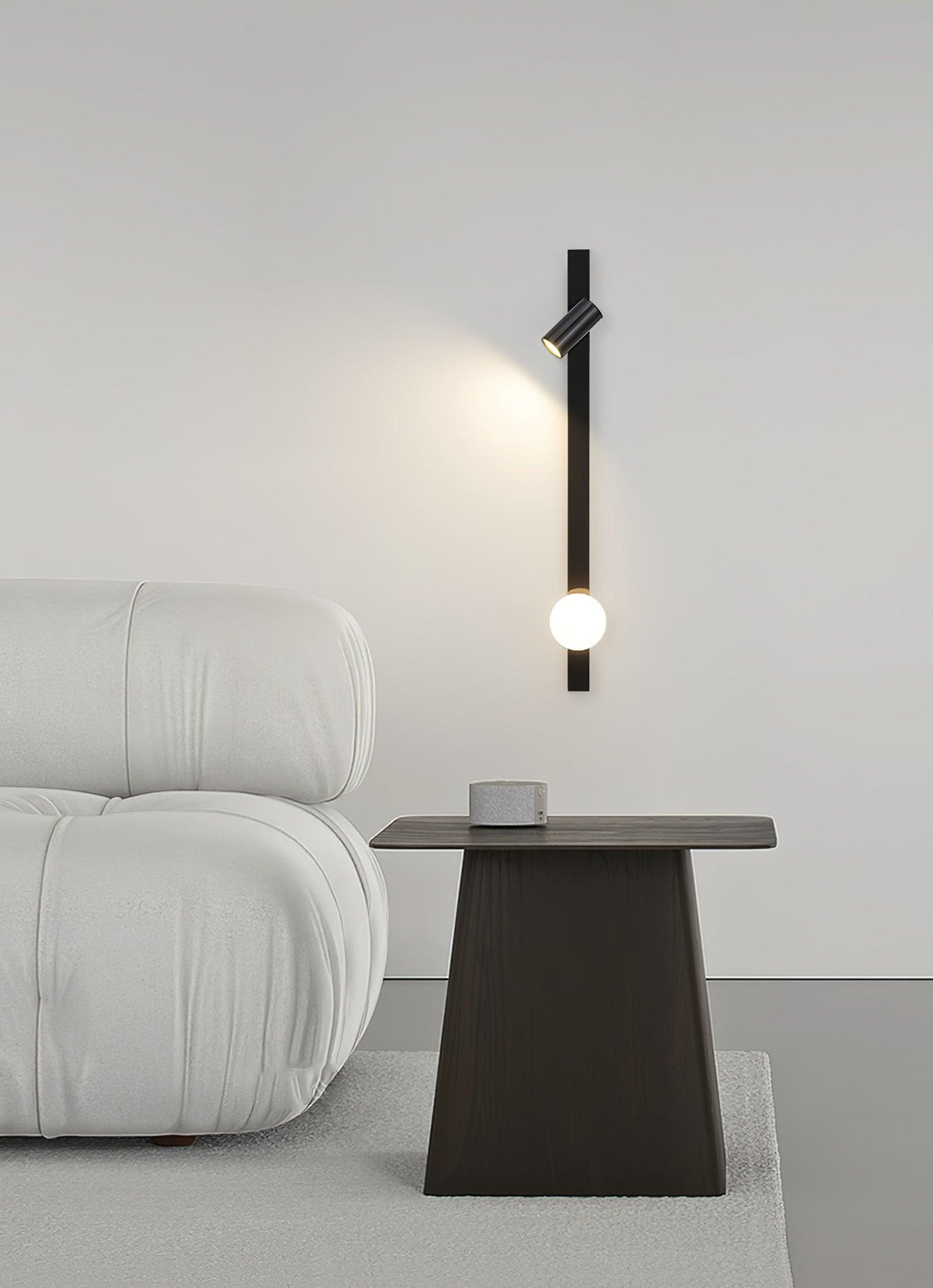 Long Arm Plug-in Wall Light-Neutral Decor