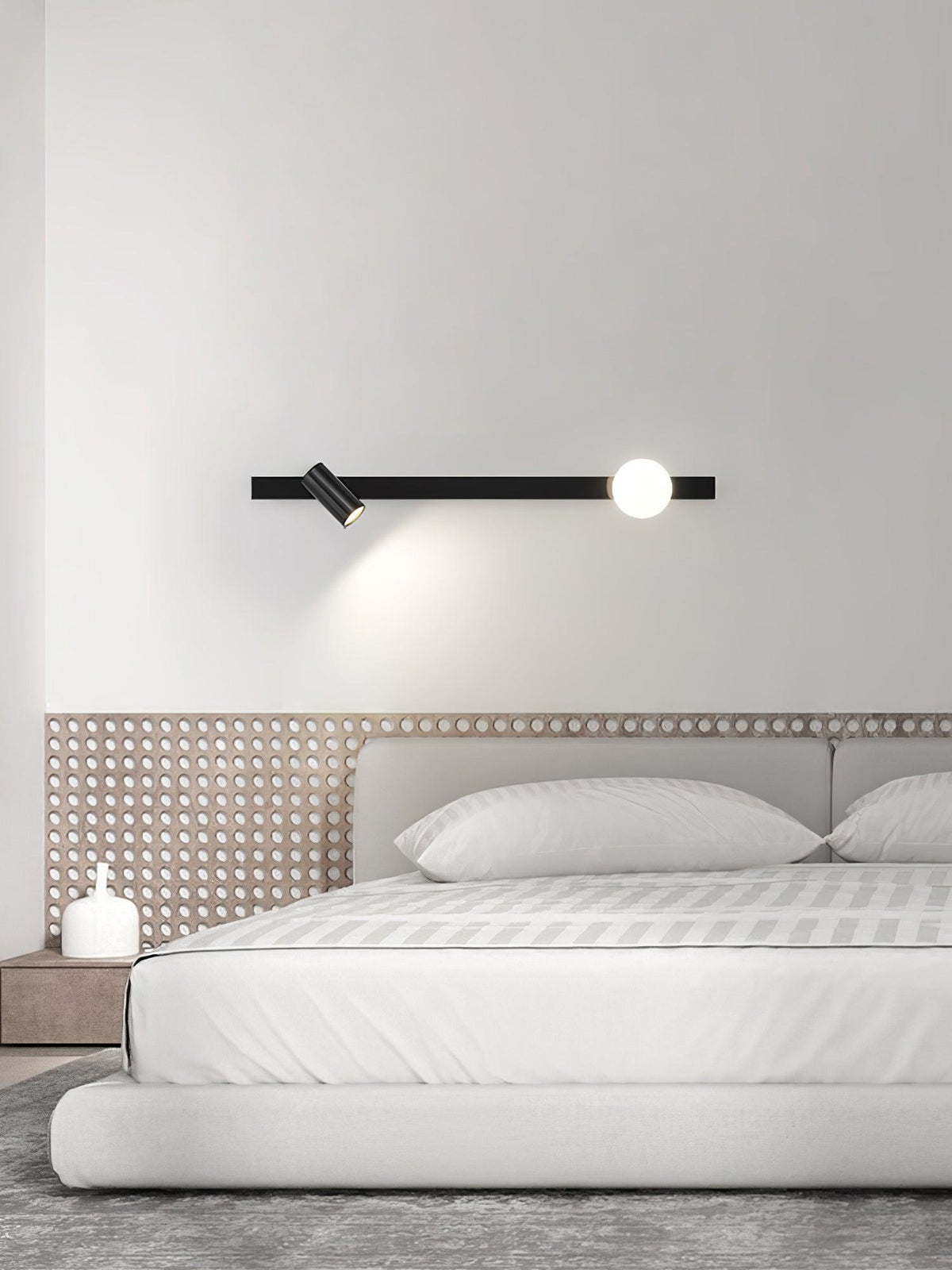 Long Arm Plug-in Wall Light-Neutral Decor