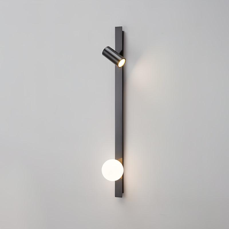 Aloz Brass Glass Minimalist Wall Light-Neutral Decor