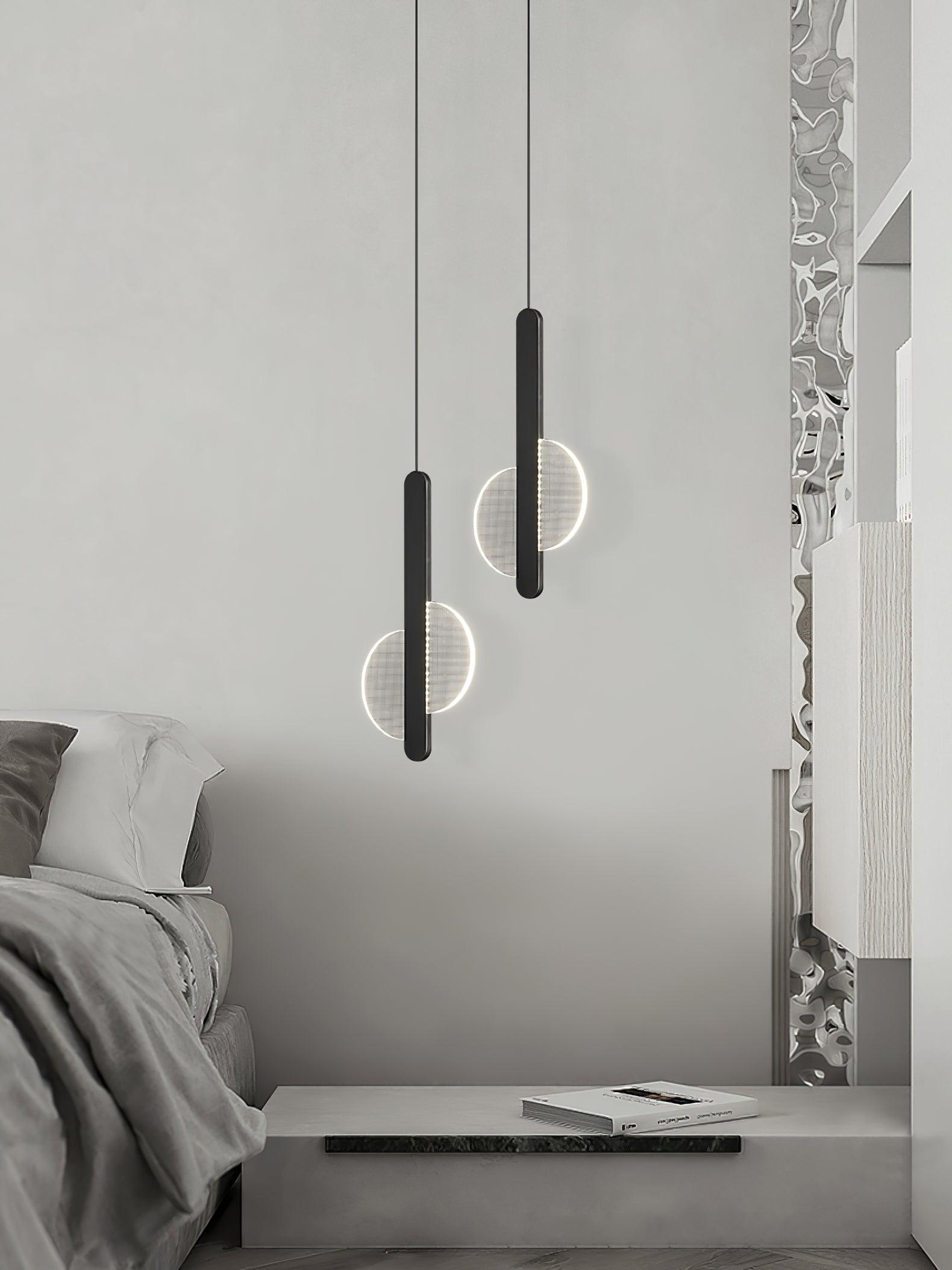 Aurora Minimalist Glass Pendant Light-Neutral Decor
