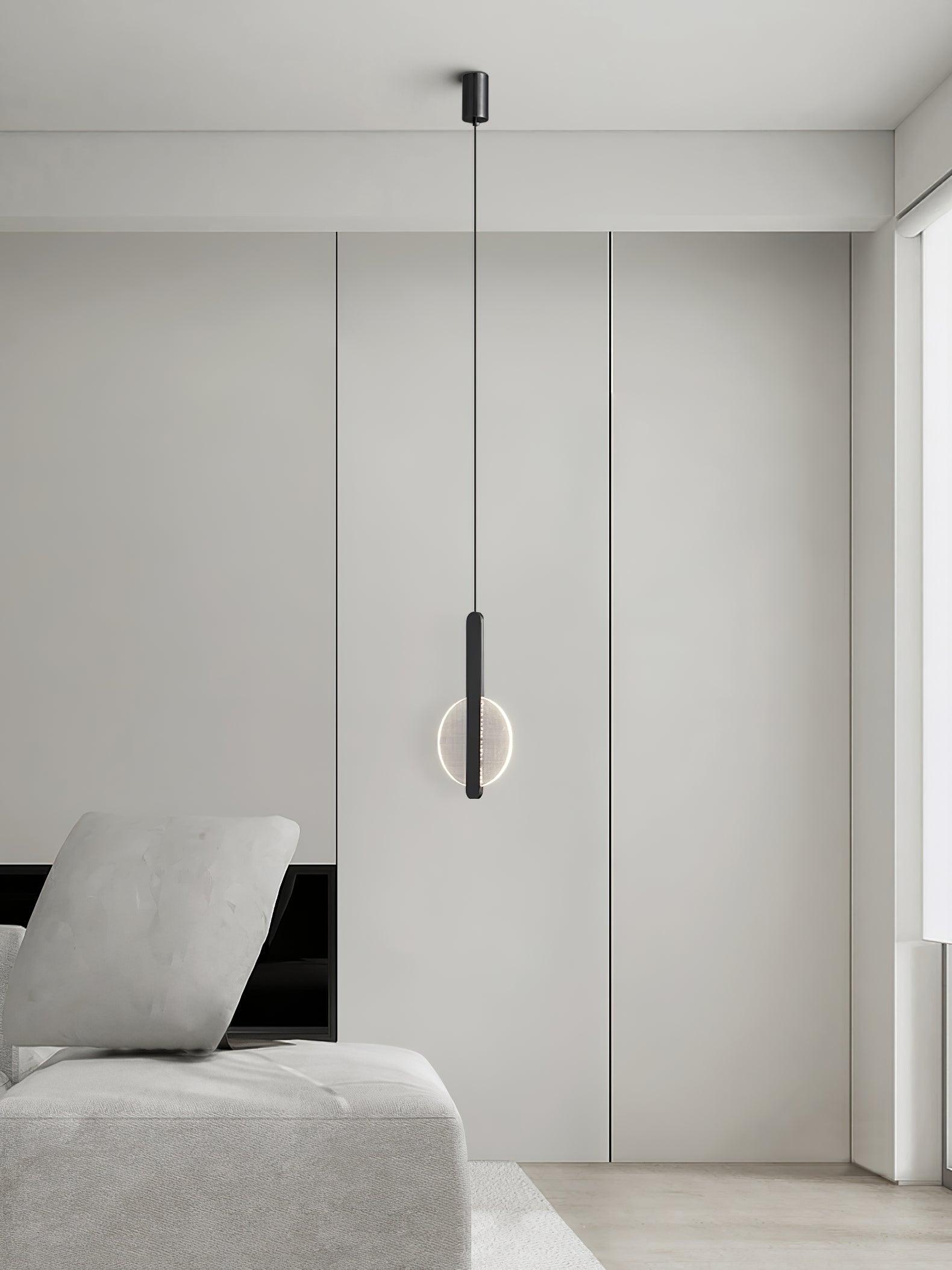 Aurora Minimalist Glass Pendant Light-Neutral Decor