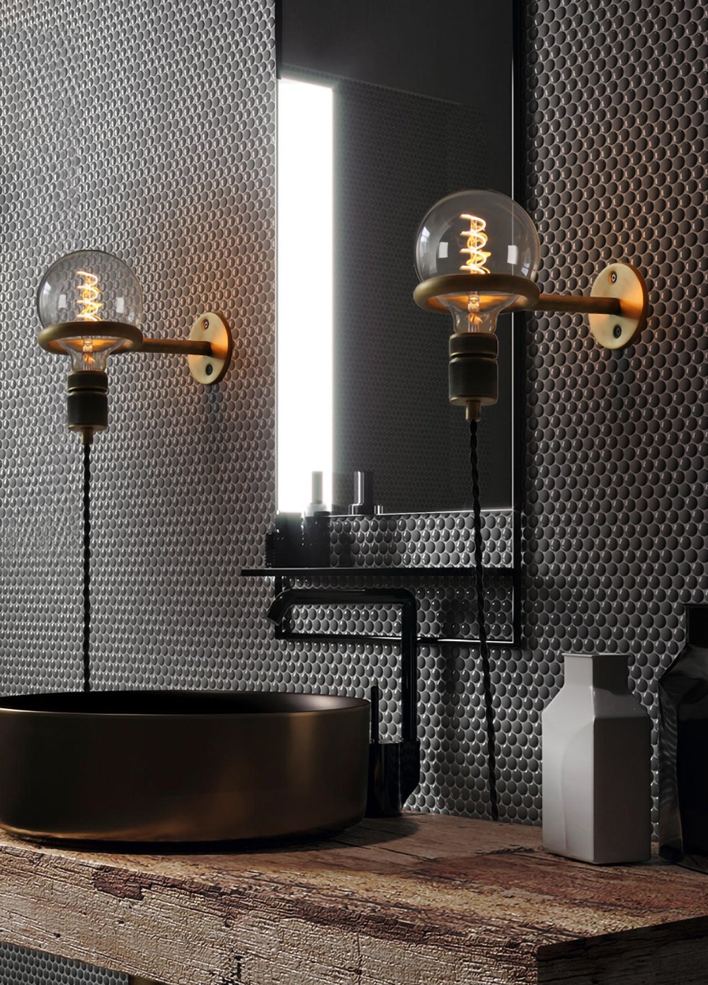 Evmaror Elegance Minimalist Glass Wall Light-Neutral Decor