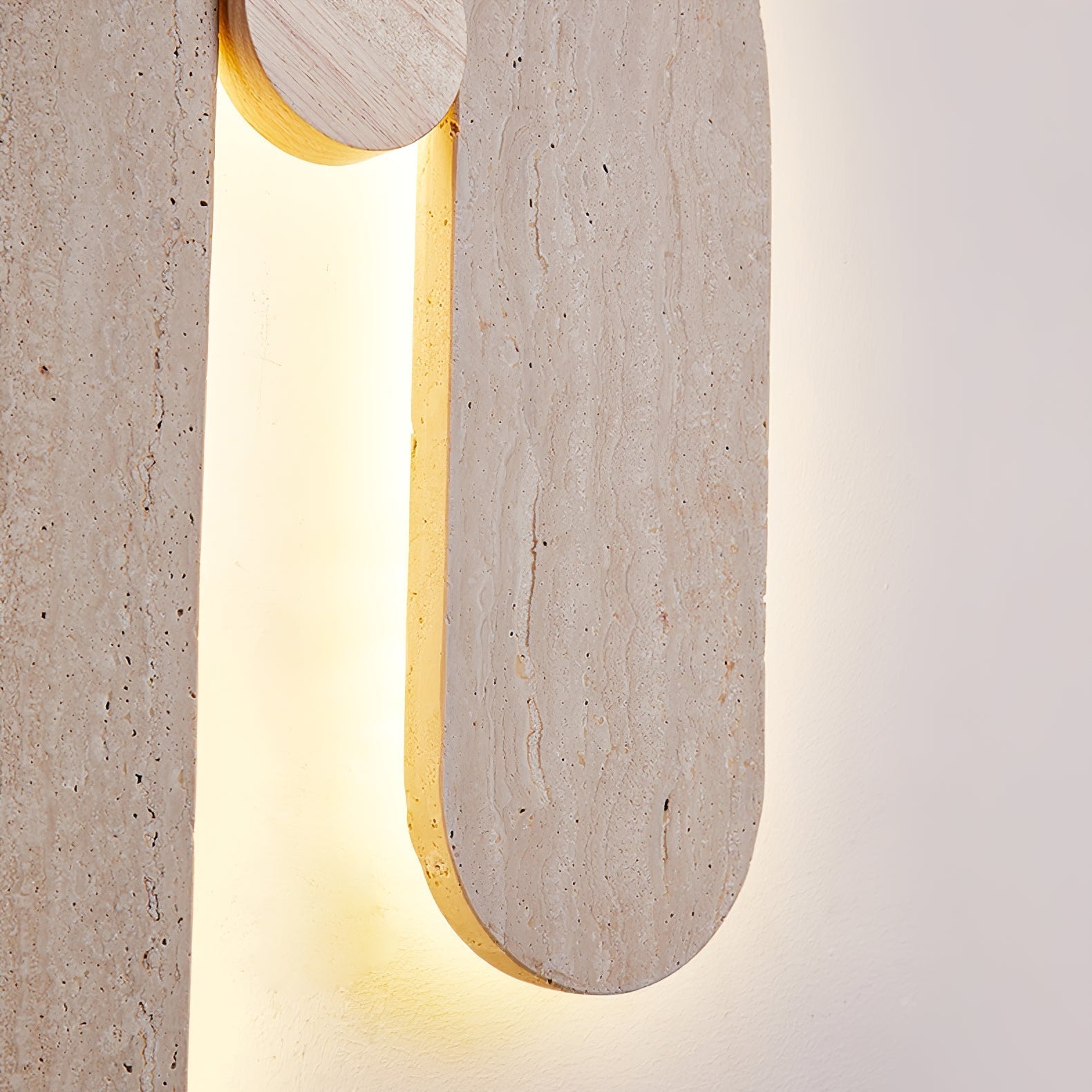 Ithaus Travertine Wall Light-Neutral Decor