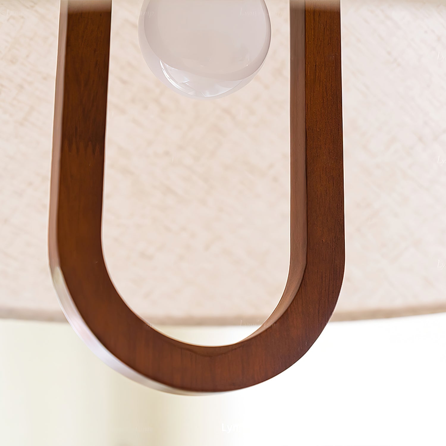 Alcaria Premium Nordic Art Fabric Wood Pendant Lamp-Neutral Decor