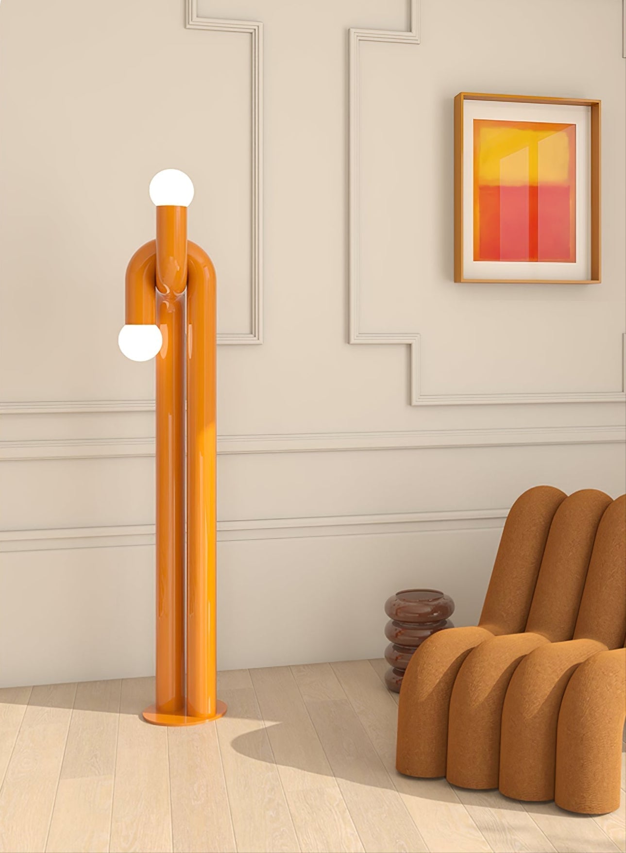 Jorvik Modern Floor Lamp-Neutral Decor