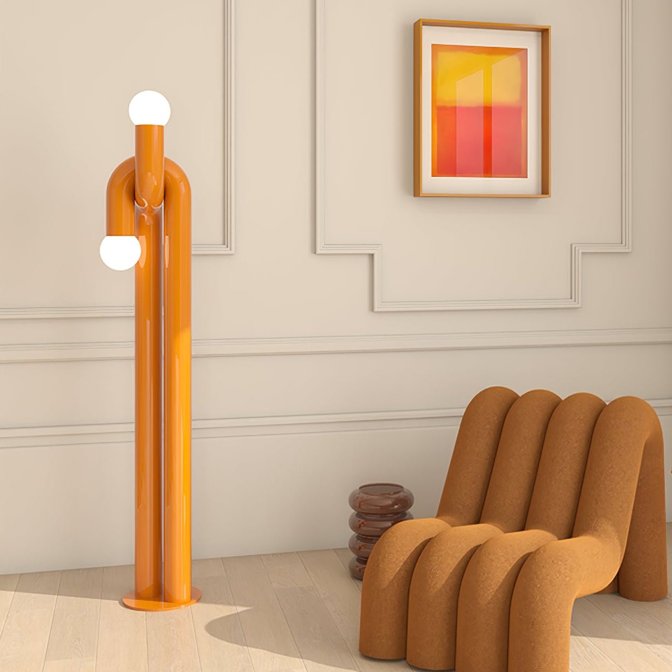 Jorvik Modern Floor Lamp-Neutral Decor