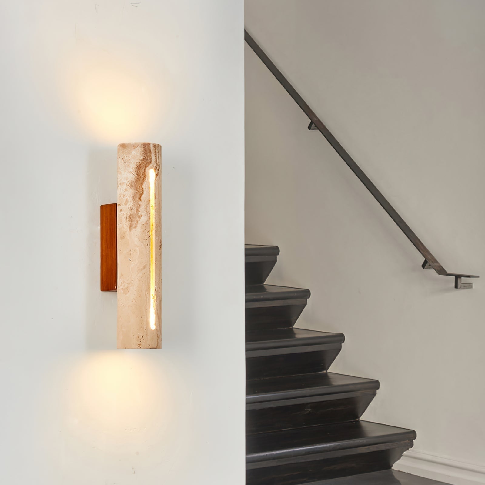 Nissa Travertine Wall Light