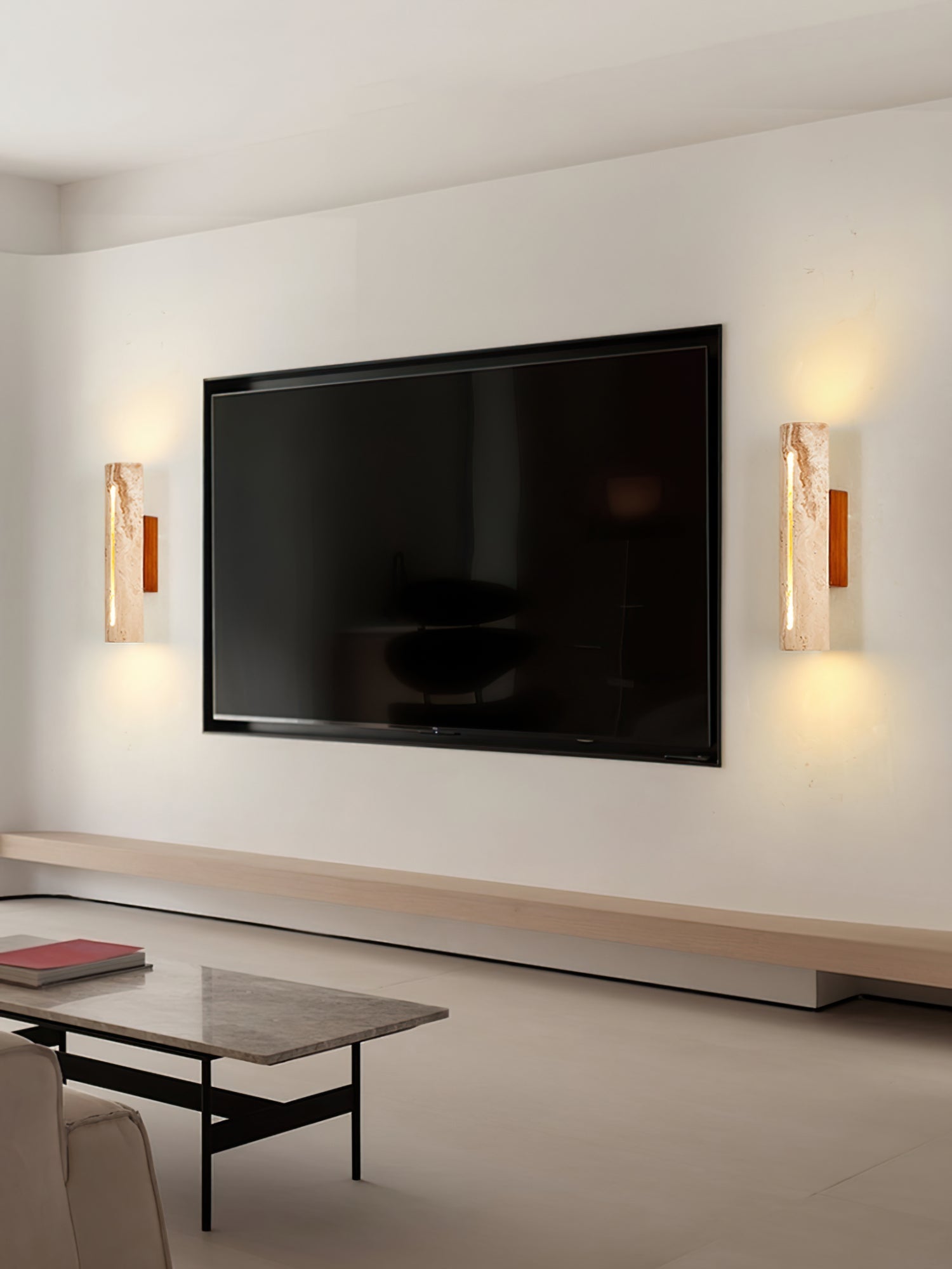 Nissa Travertine Wall Light