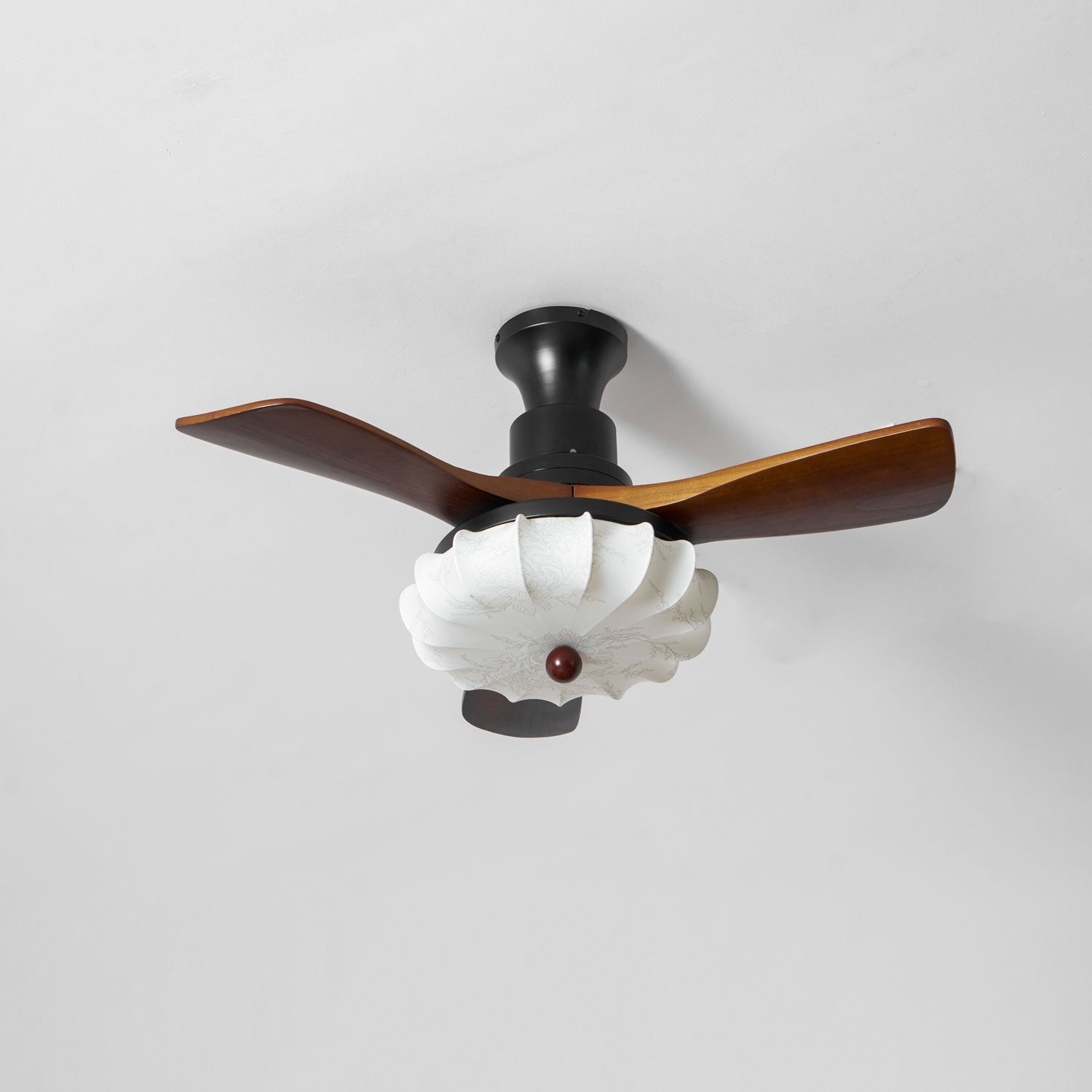 Lotus Bloom Ceiling Fan Light-Neutral Decor