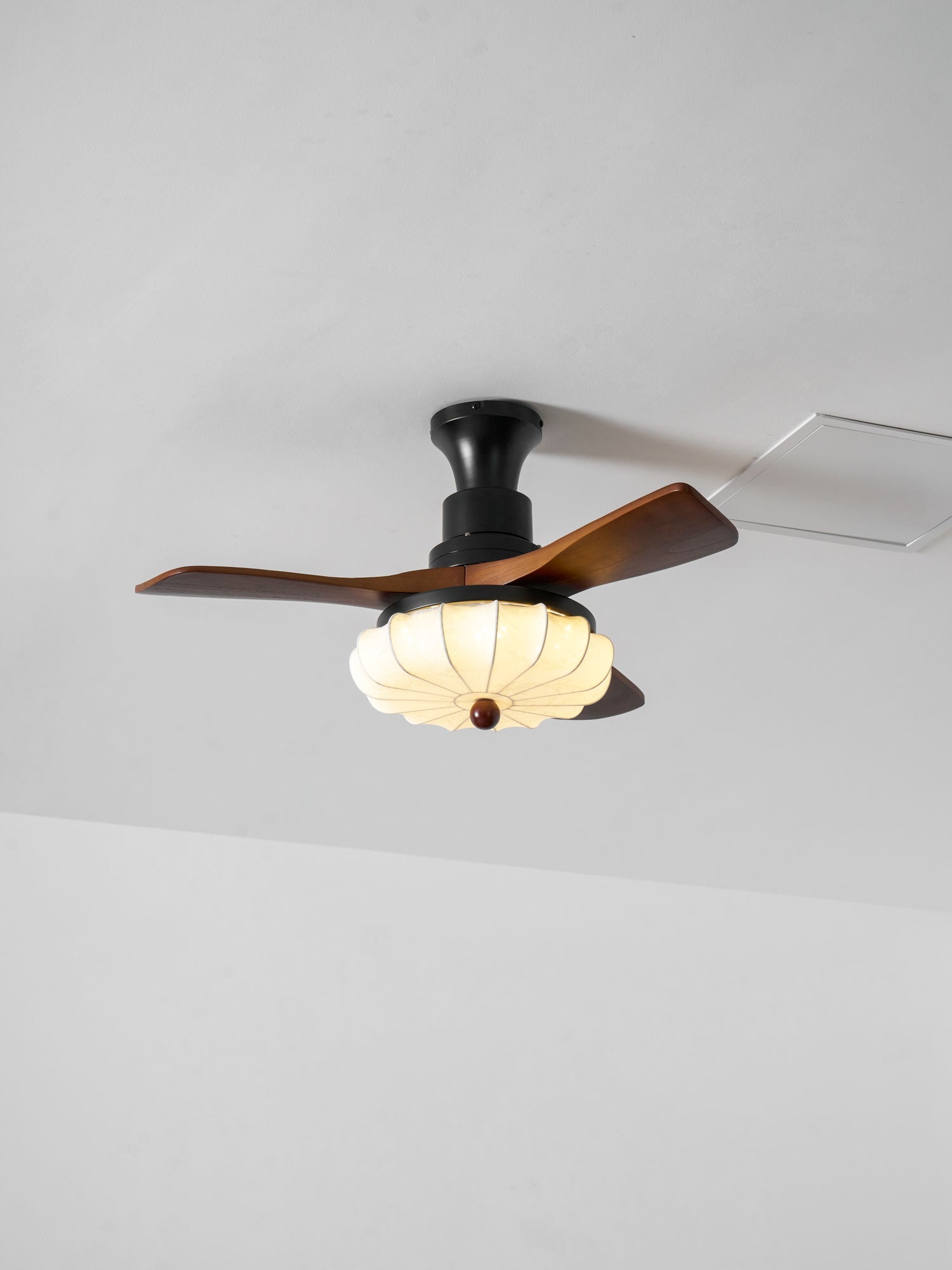 Lotus Bloom Ceiling Fan Light-Neutral Decor