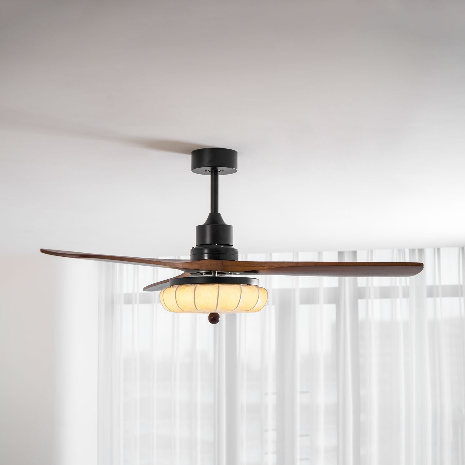 Lotus Bloom Ceiling Fan Light-Neutral Decor