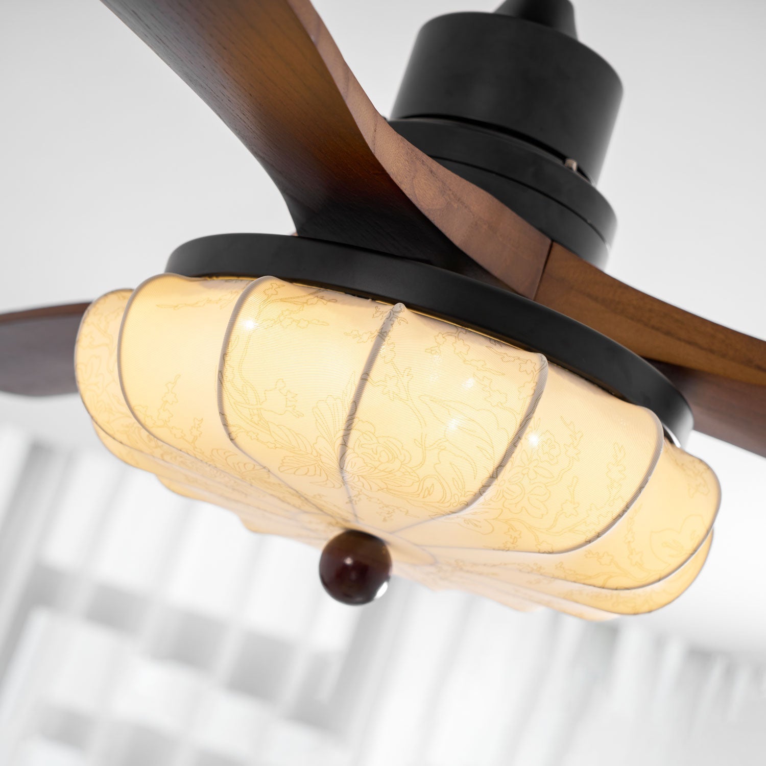 Lotus Bloom Ceiling Fan Light-Neutral Decor