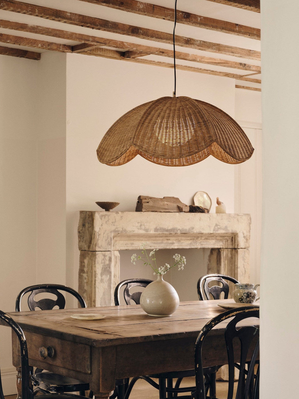 Vernwick Woven Rattan Pendant Lamp