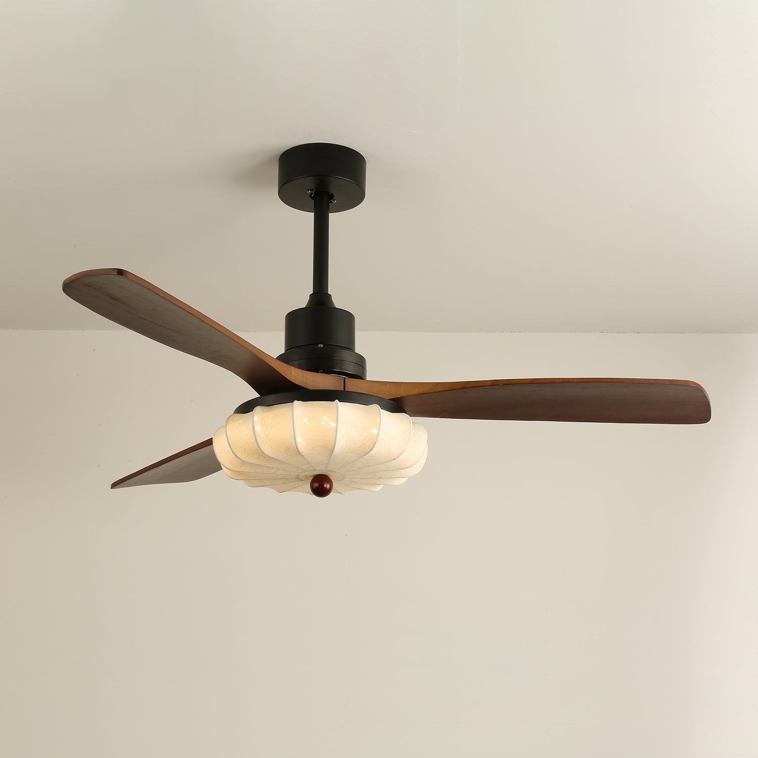 Lotus Bloom Ceiling Fan Light-Neutral Decor