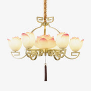 Baya Oriental Resin Chandelier-Neutral Decor