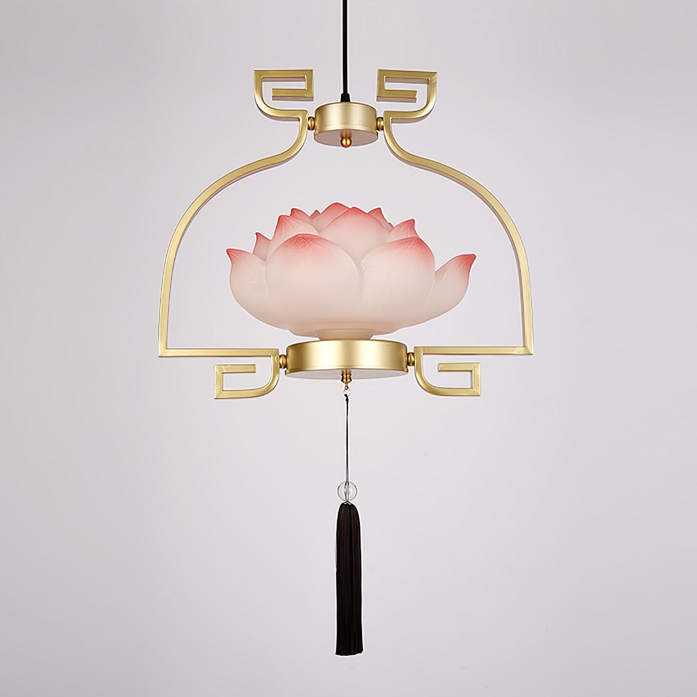 Baya Oriental Resin Chandelier-Neutral Decor