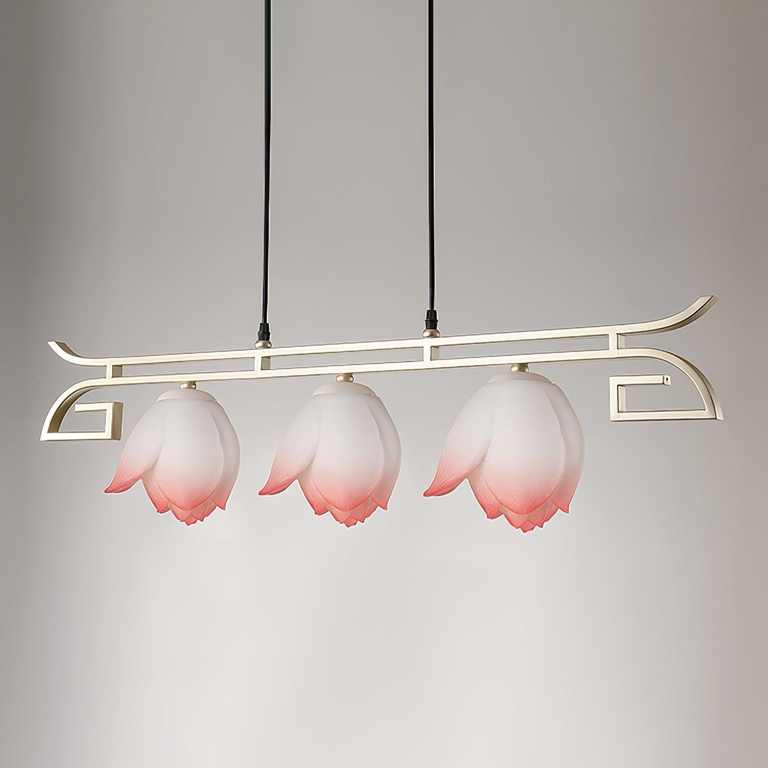Baya Oriental Resin Chandelier-Neutral Decor