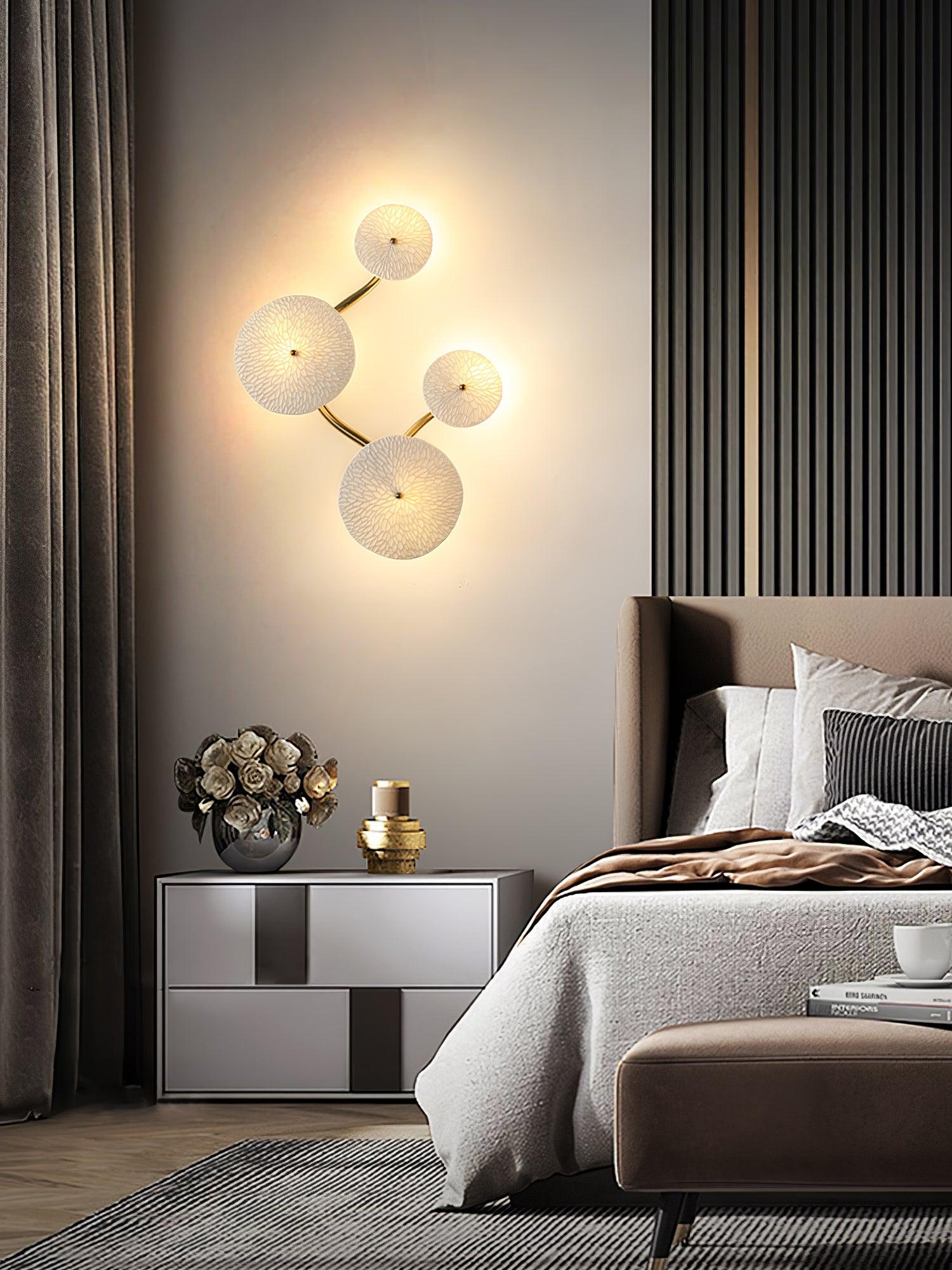 Jesse Elegance Nordic Art Petal Wall Lamp-Neutral Decor