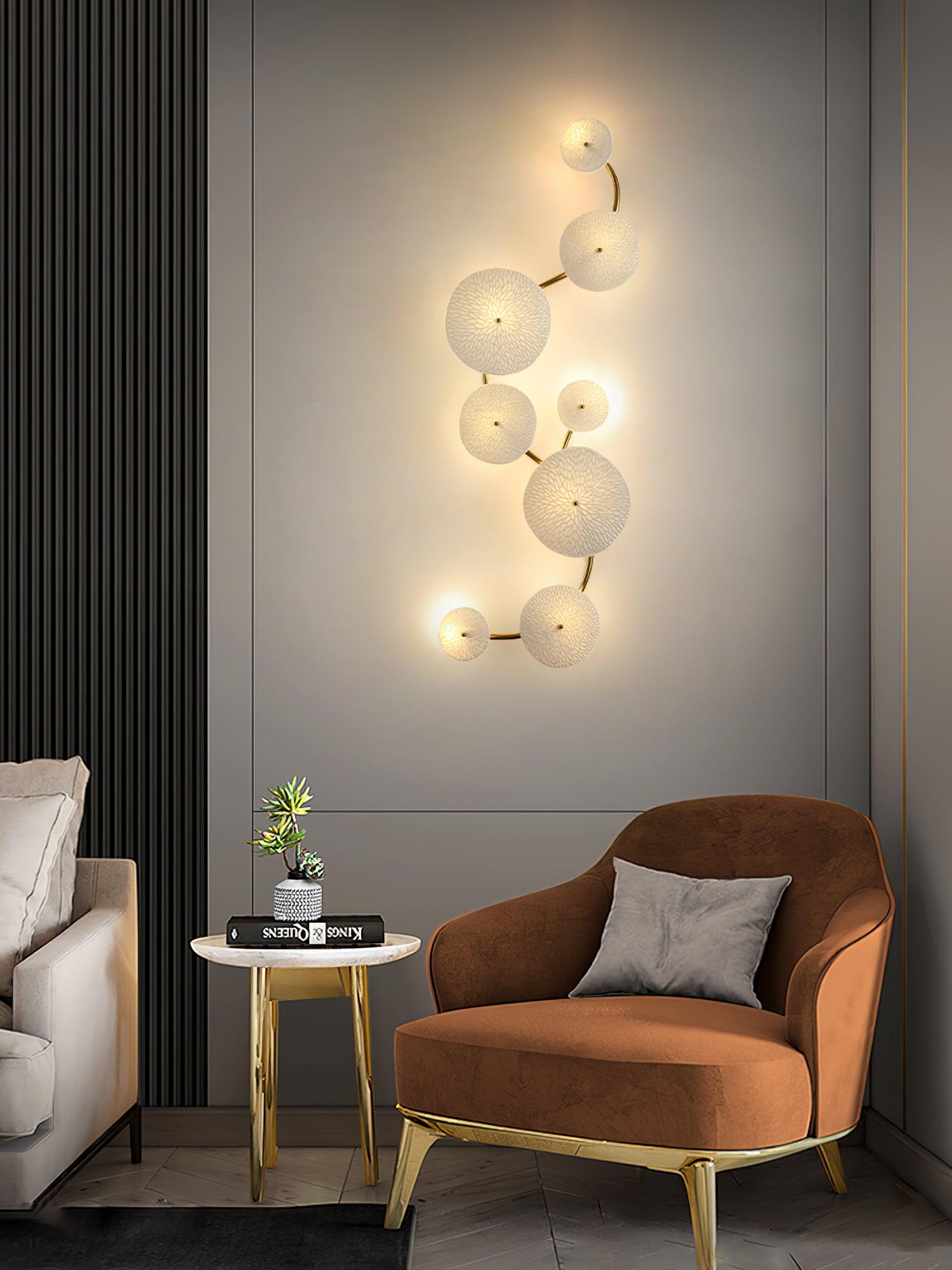 Jesse Elegance Nordic Art Petal Wall Lamp-Neutral Decor