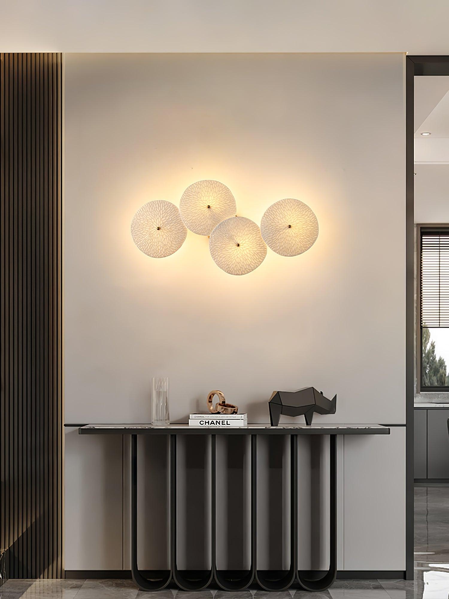 Jesse Elegance Nordic Art Petal Wall Lamp-Neutral Decor