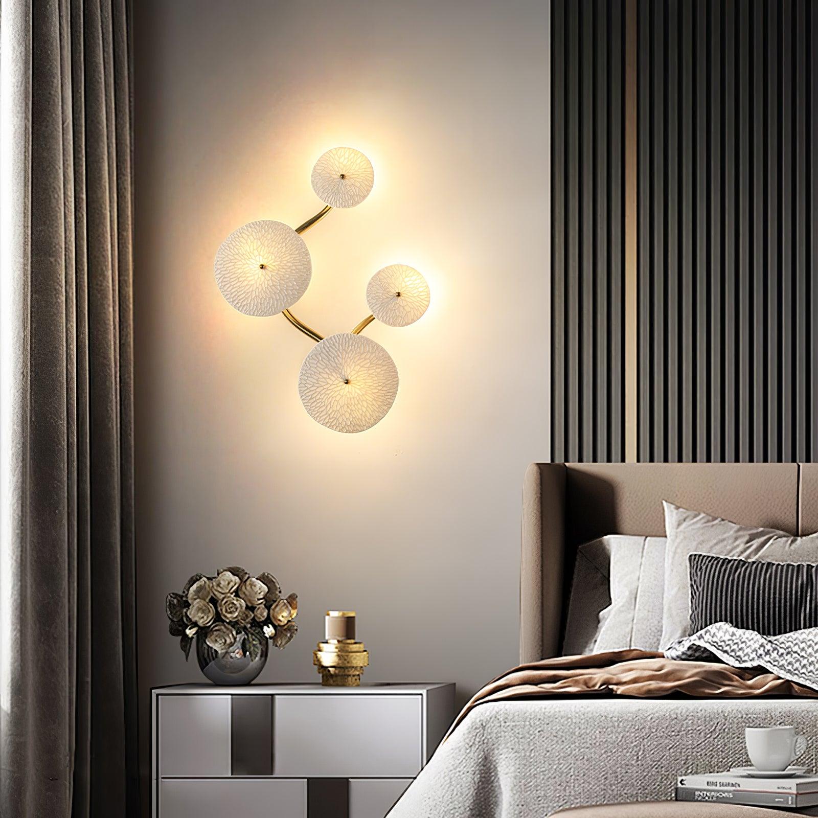 Jesse Elegance Nordic Art Petal Wall Lamp-Neutral Decor