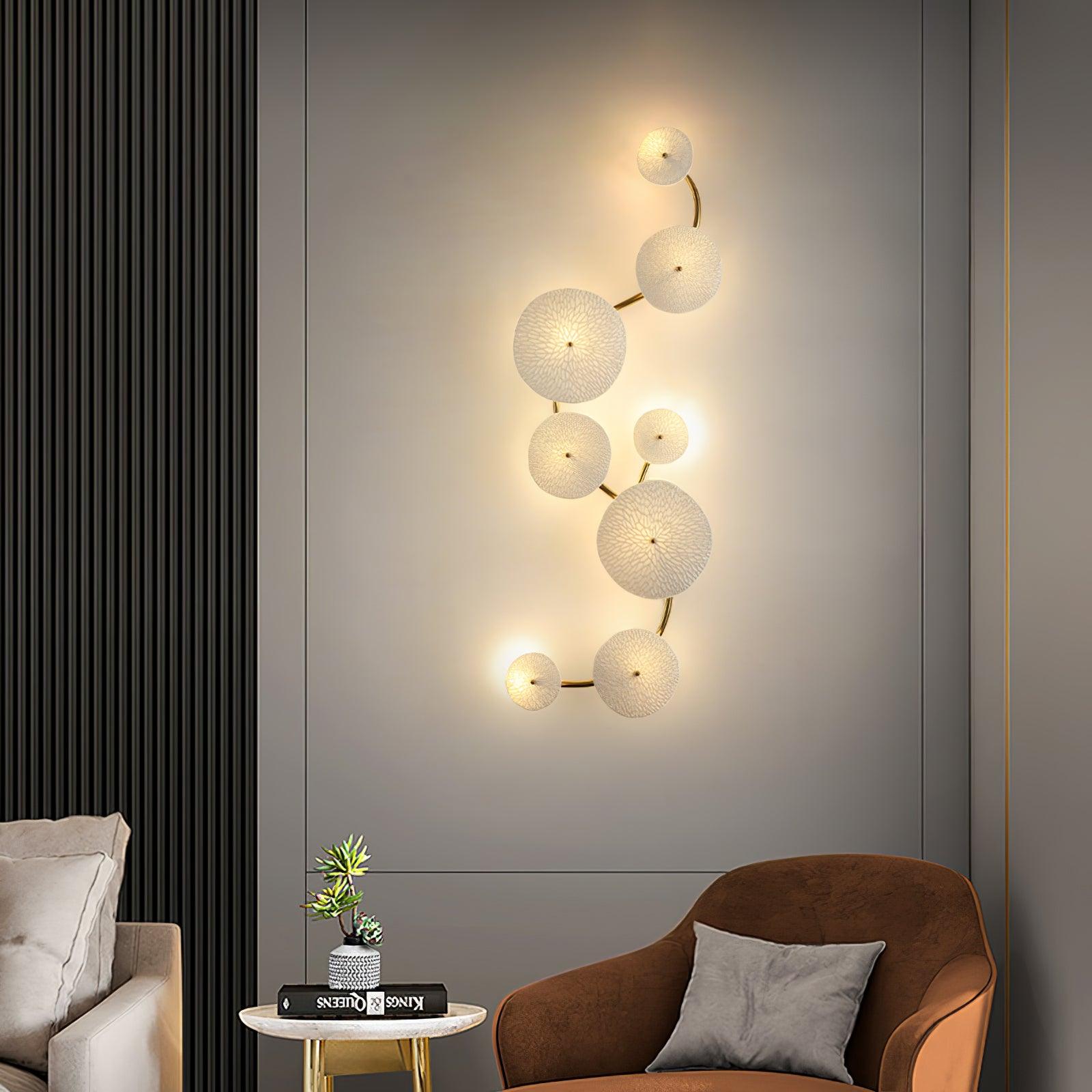Jesse Elegance Nordic Art Petal Wall Lamp-Neutral Decor