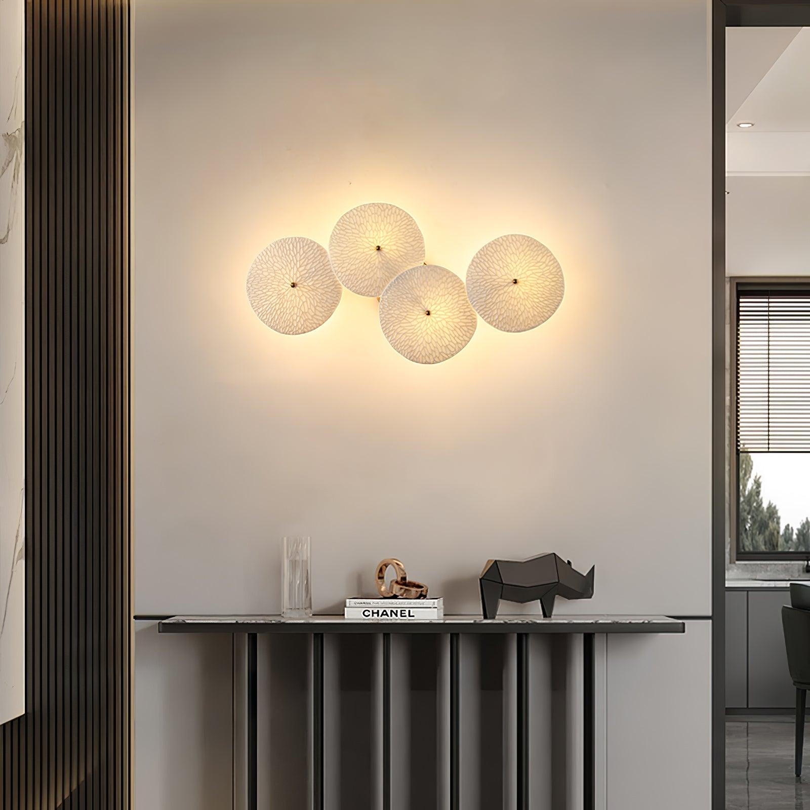 Jesse Elegance Nordic Art Petal Wall Lamp-Neutral Decor