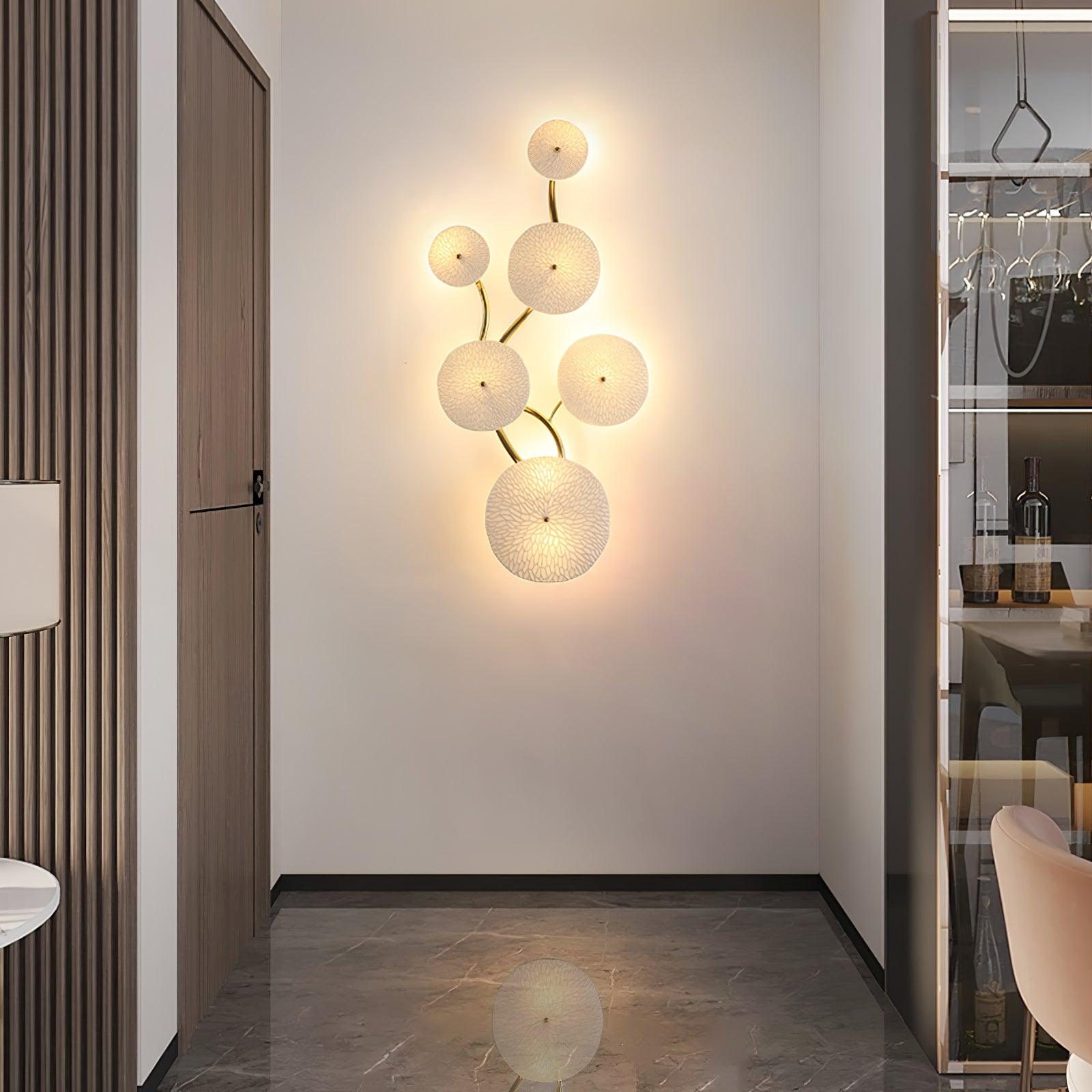 Jesse Elegance Nordic Art Petal Wall Lamp-Neutral Decor