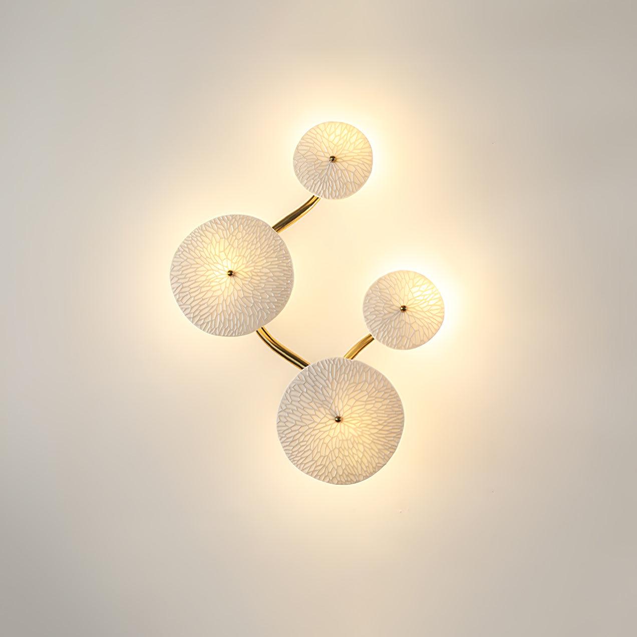 Jesse Elegance Nordic Art Petal Wall Lamp-Neutral Decor