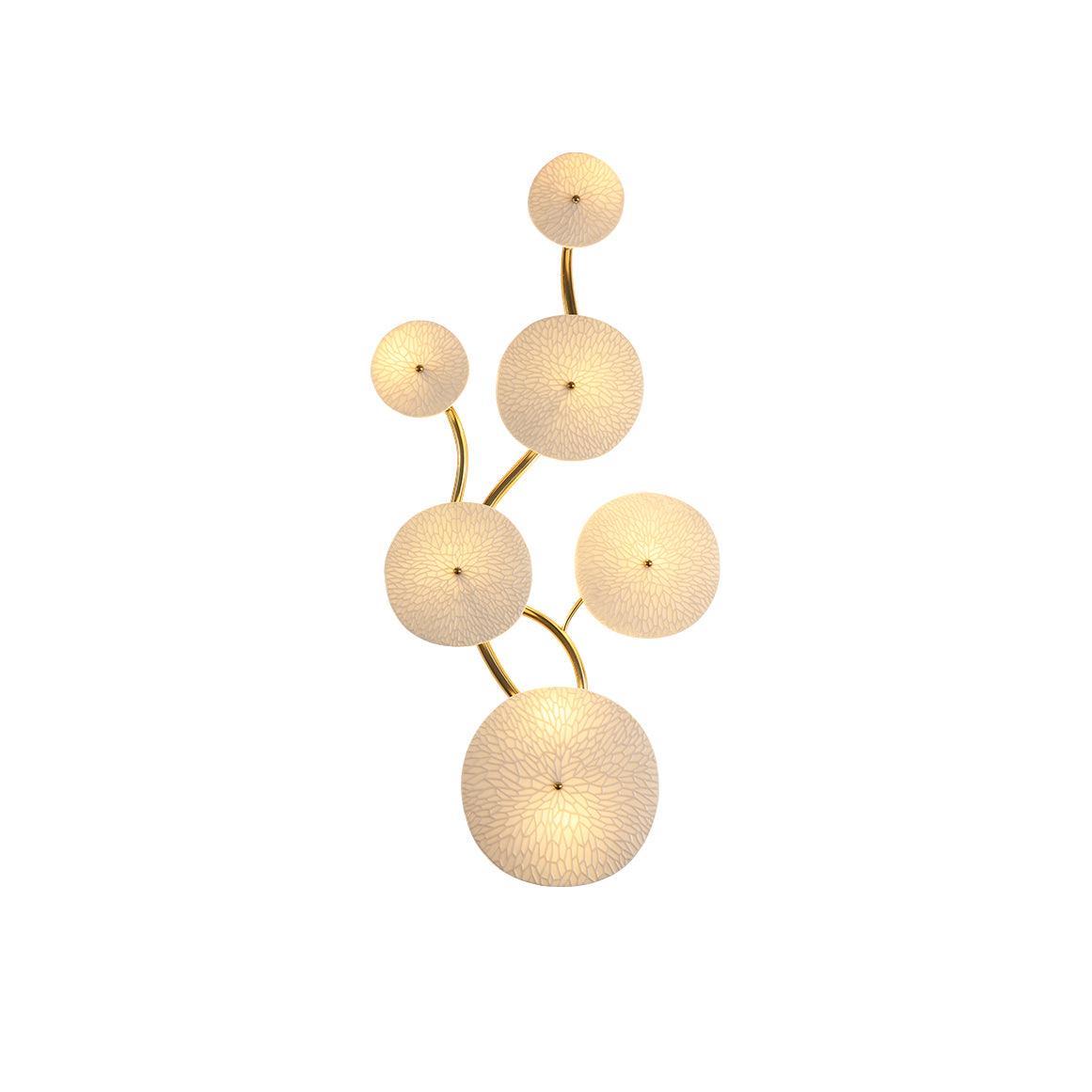 Jesse Elegance Nordic Art Petal Wall Lamp-Neutral Decor