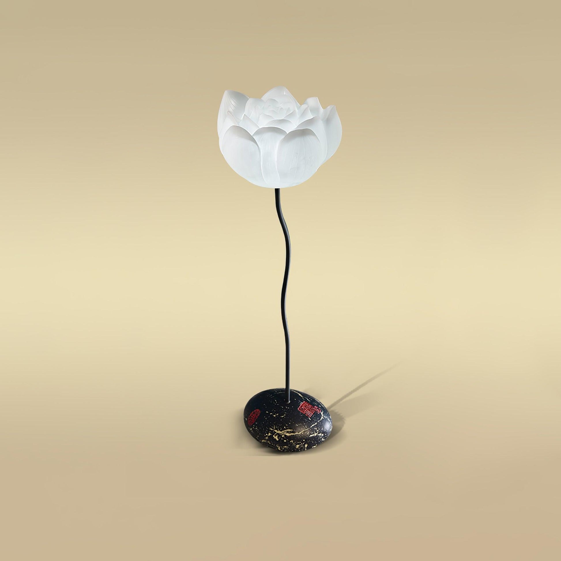 Arixen Elegant Lotus Floor Lamp-Neutral Decor