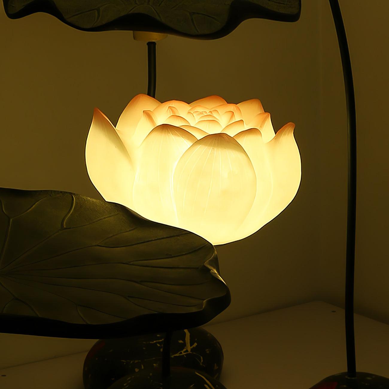 Arixen Elegant Lotus Floor Lamp-Neutral Decor