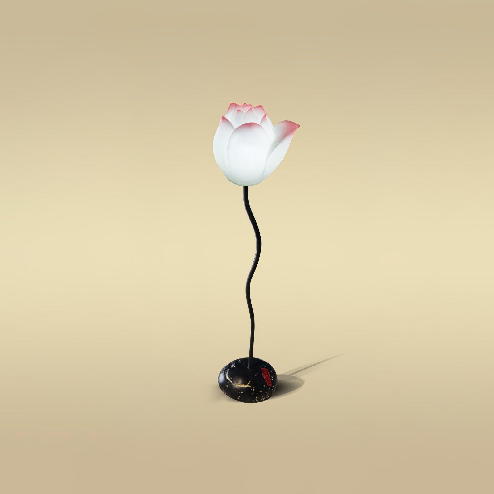 Arixen Elegant Lotus Floor Lamp-Neutral Decor