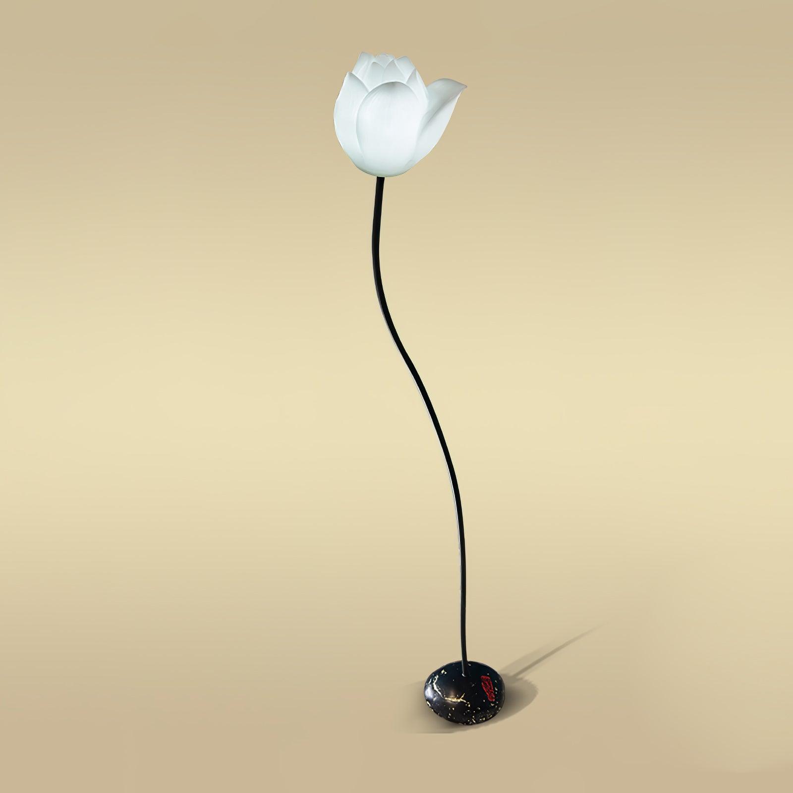 Arixen Elegant Lotus Floor Lamp-Neutral Decor