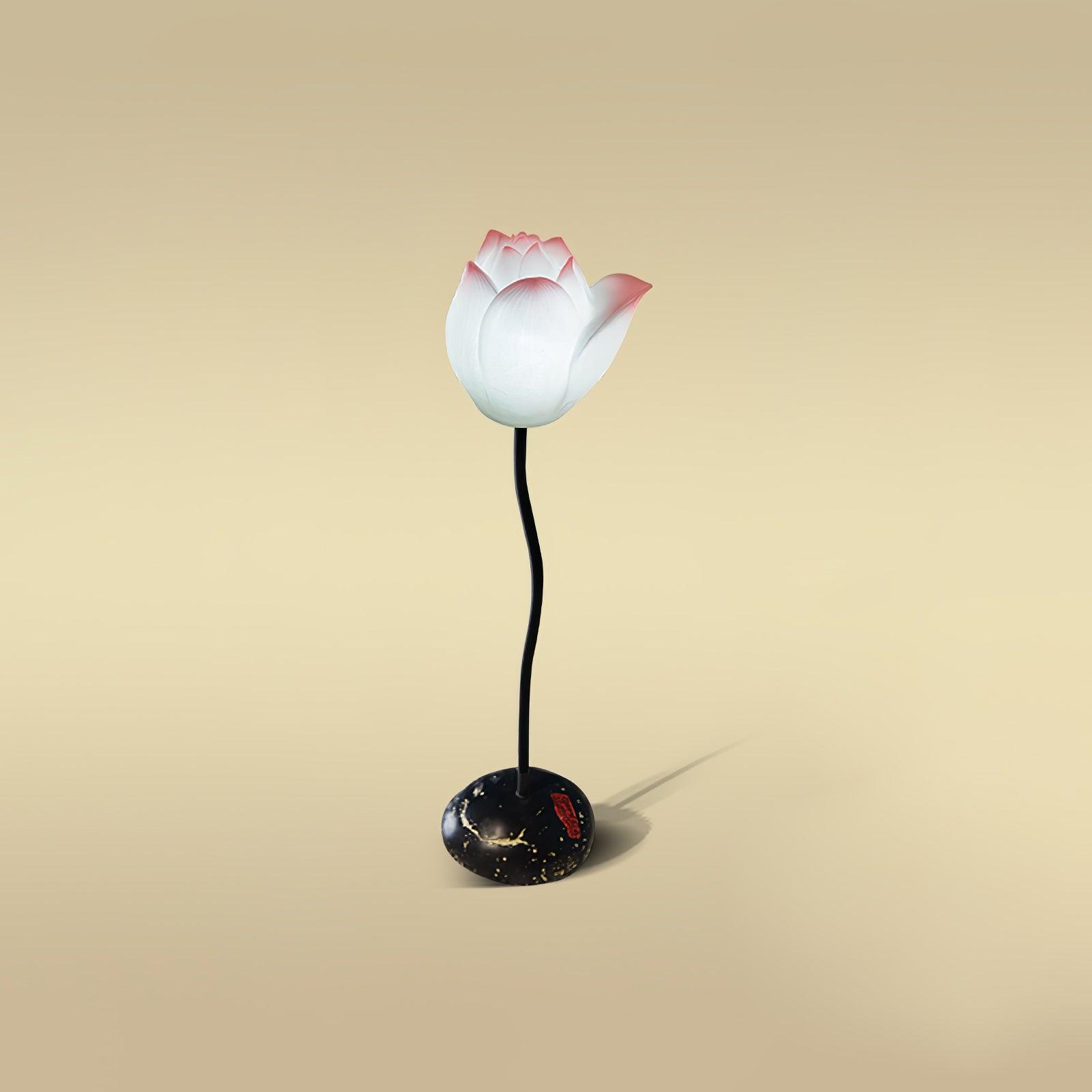 Arixen Elegant Lotus Floor Lamp-Neutral Decor