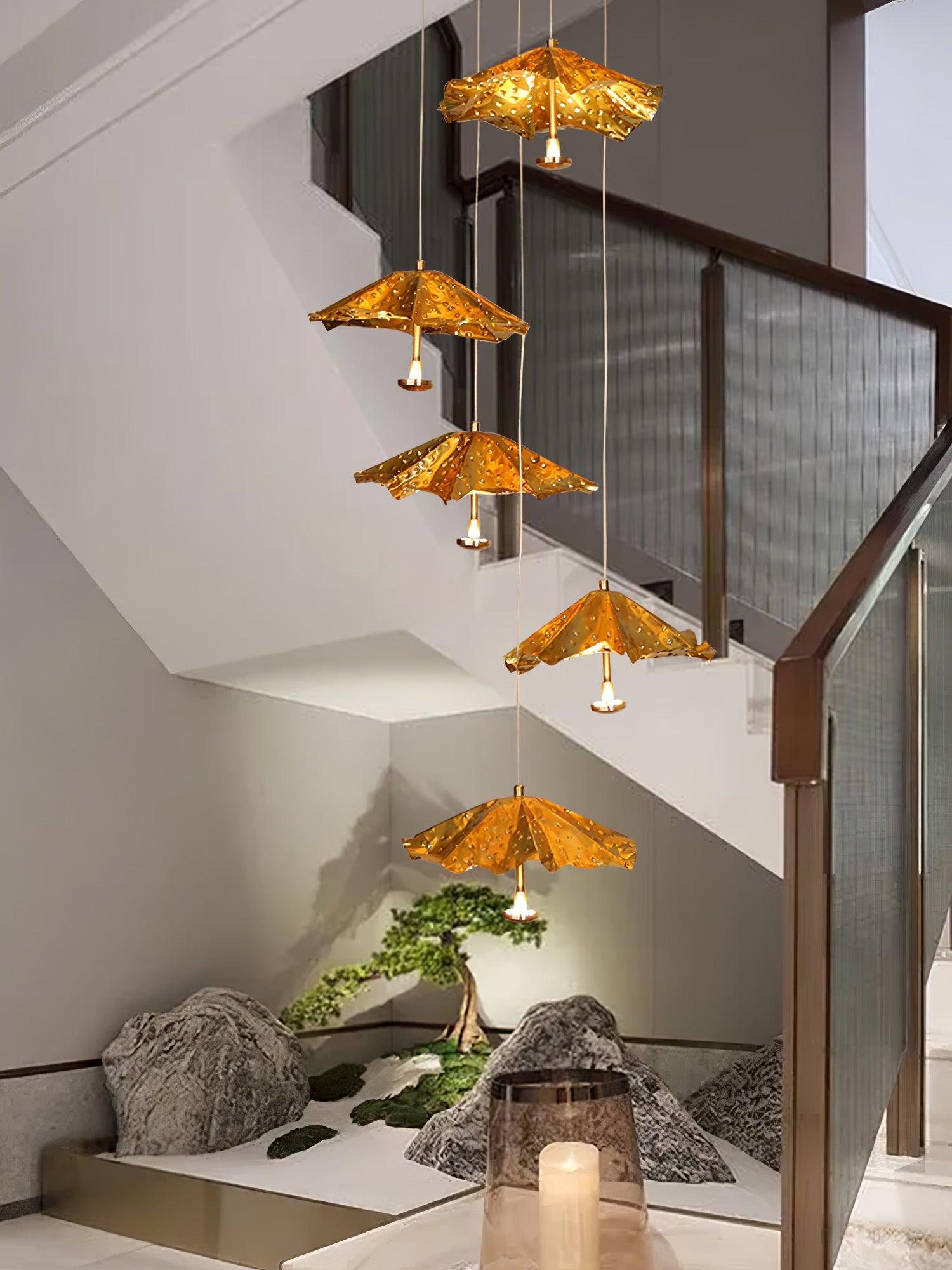 Livra Leaf Chandelier-Neutral Decor