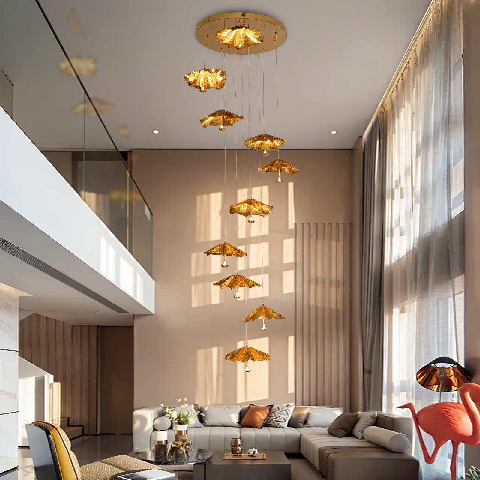 Fluttergold Modern Pendant Chandelier-Neutral Decor