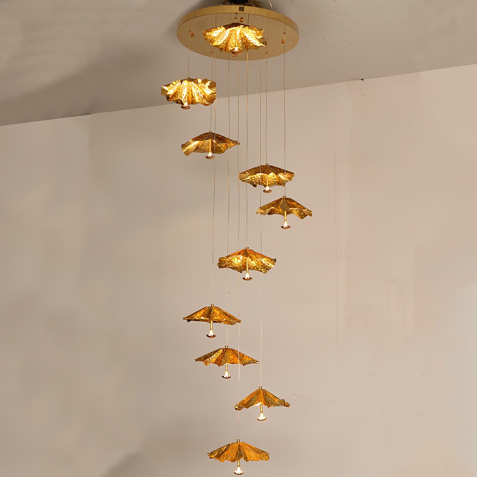 Fluttergold Modern Pendant Chandelier-Neutral Decor