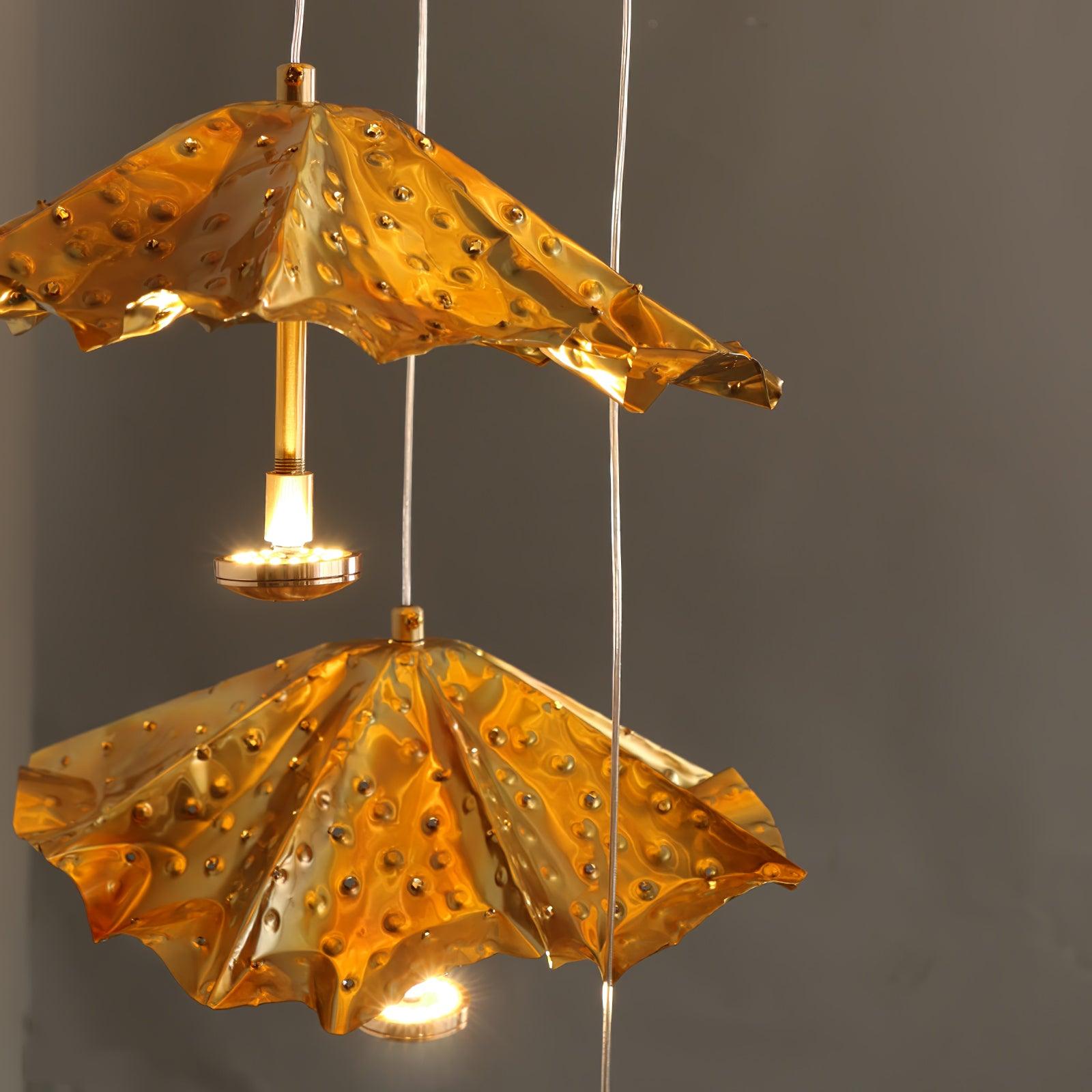 Livra Leaf Chandelier-Neutral Decor