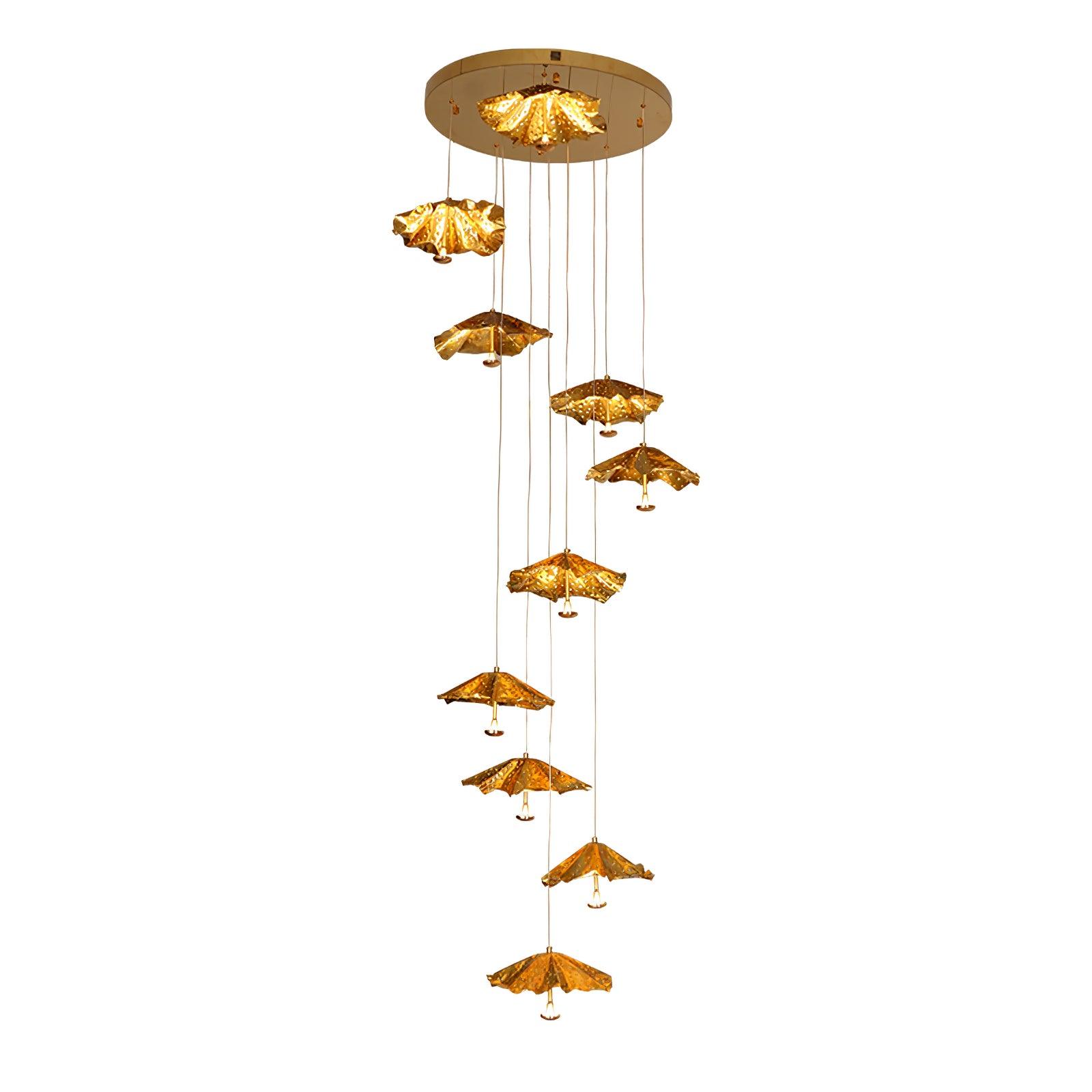 Fluttergold Modern Pendant Chandelier-Neutral Decor