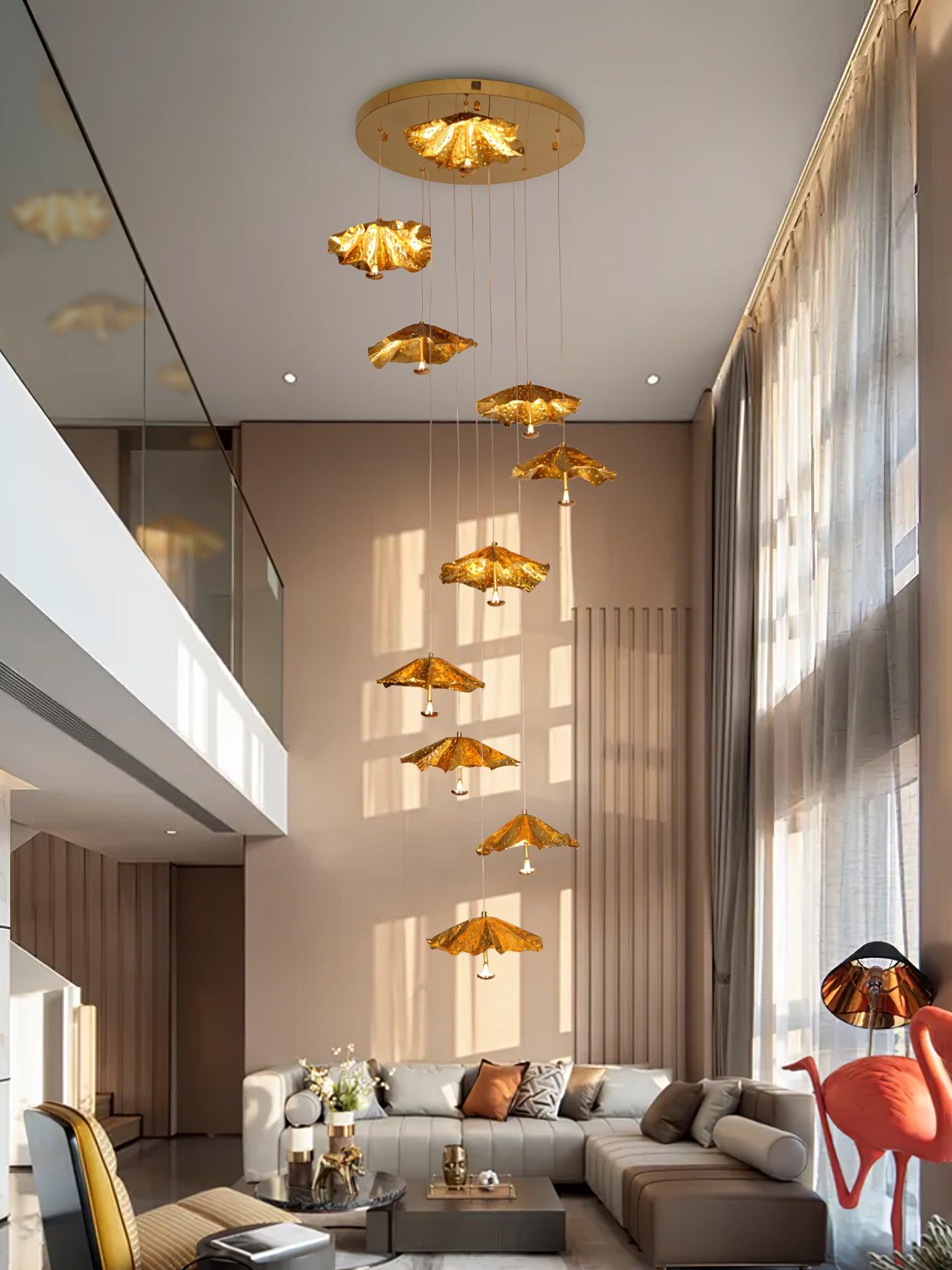 Livra Leaf Chandelier-Neutral Decor