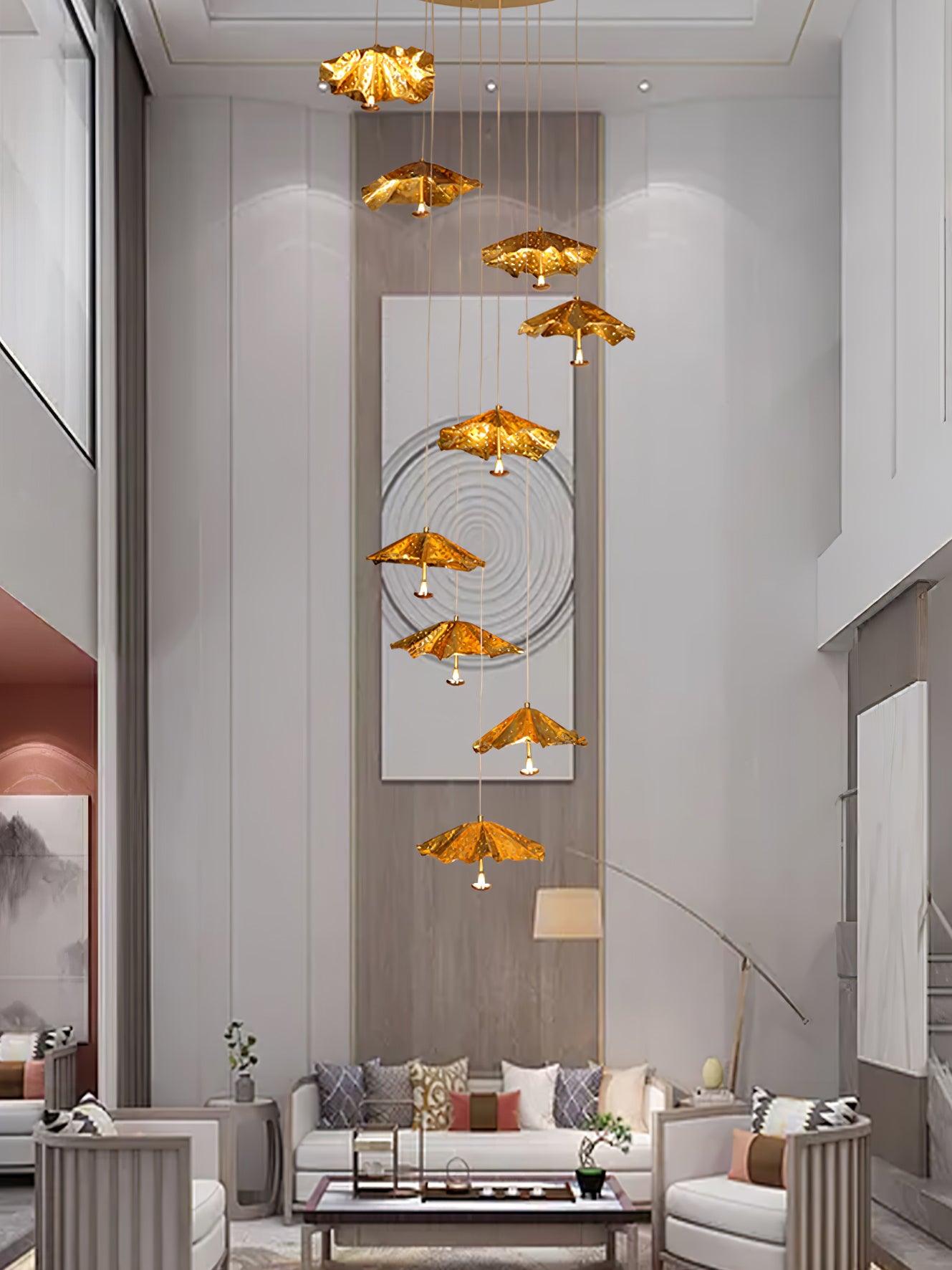 Fluttergold Modern Pendant Chandelier-Neutral Decor