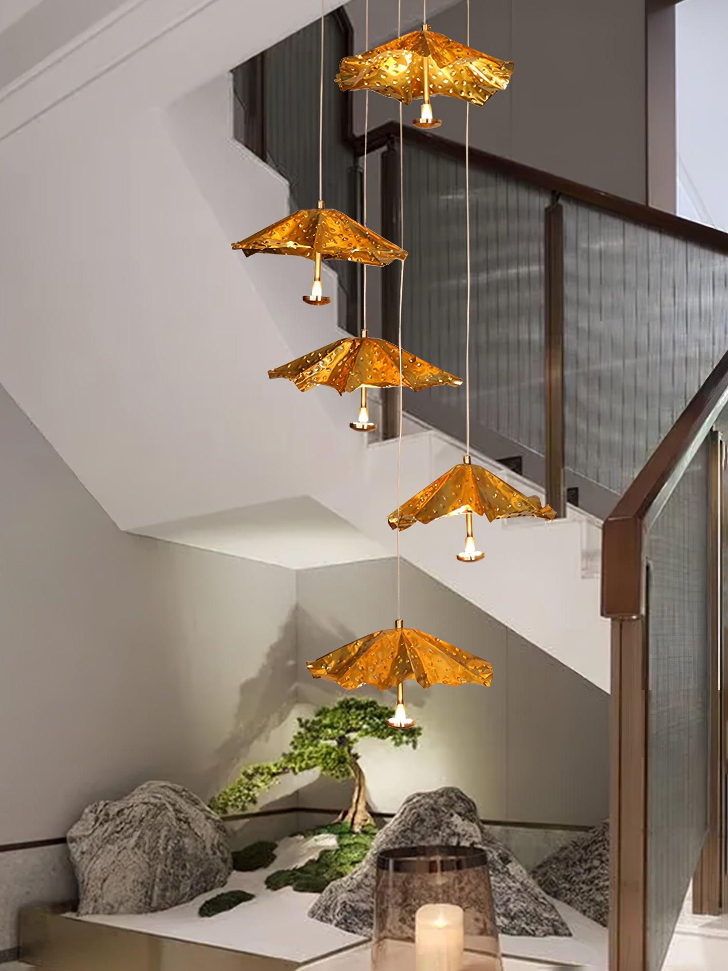 Fluttergold Modern Pendant Chandelier-Neutral Decor